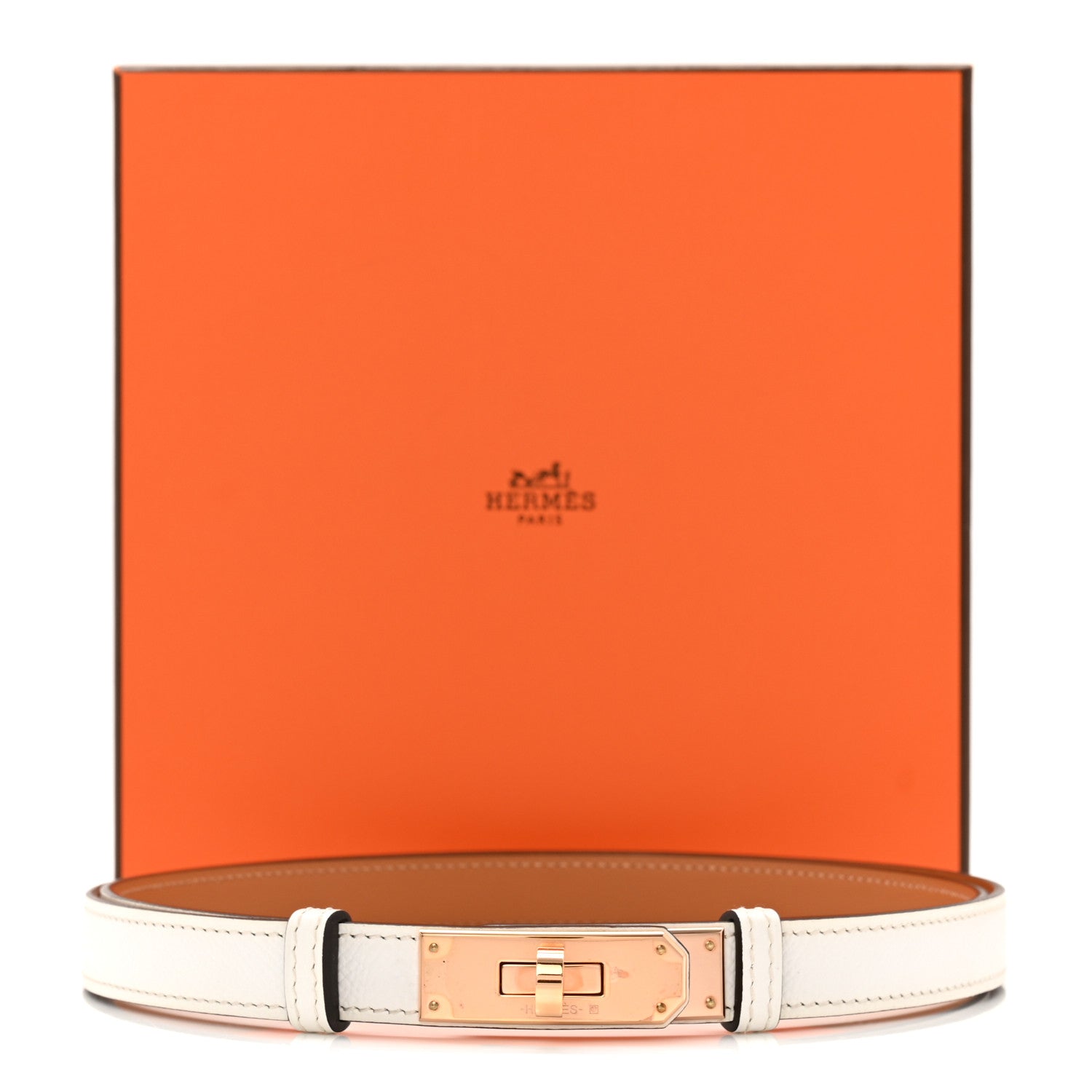 Epsom Kelly Belt White