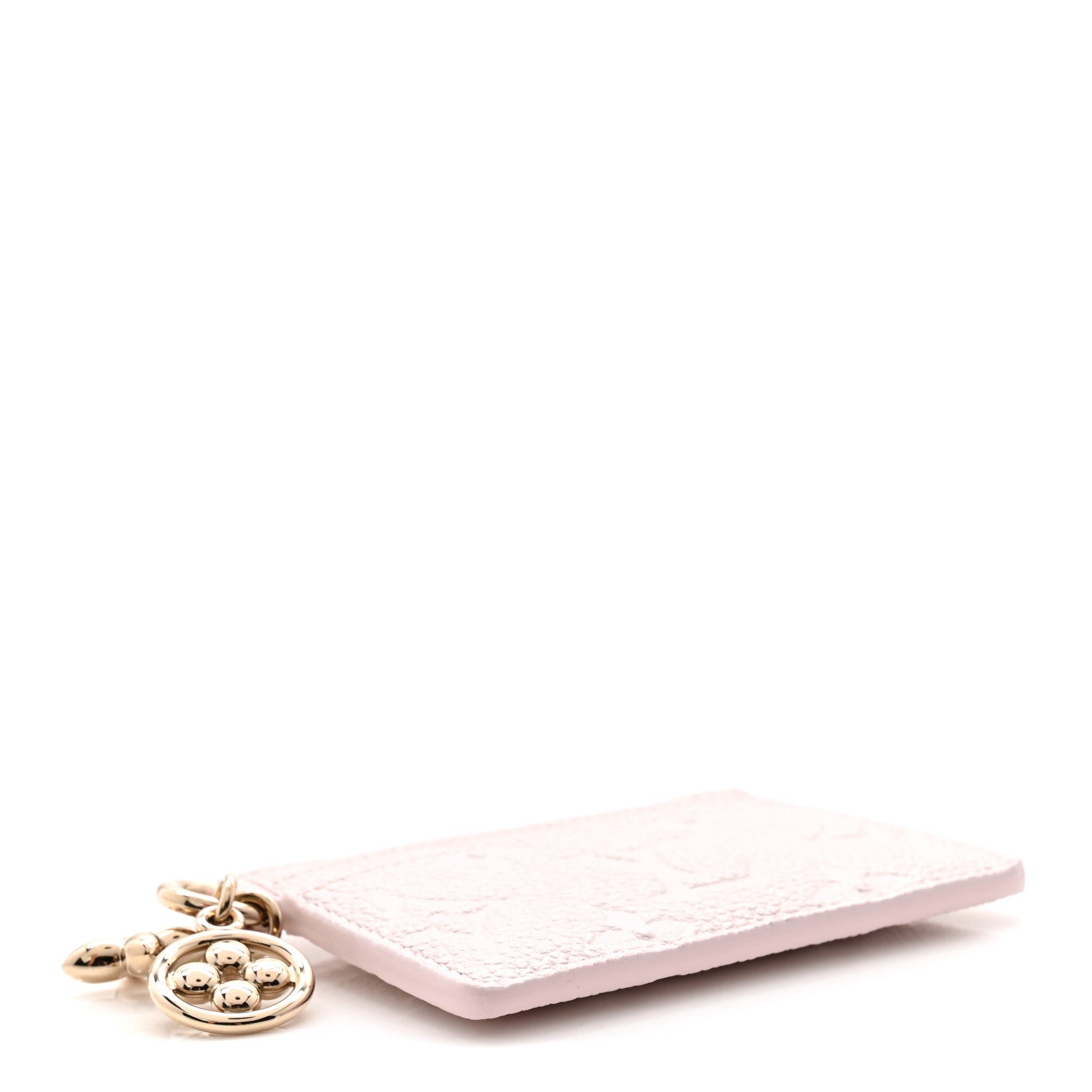 Empreinte Monogram LV Charms Card Holder Snowy Pearl