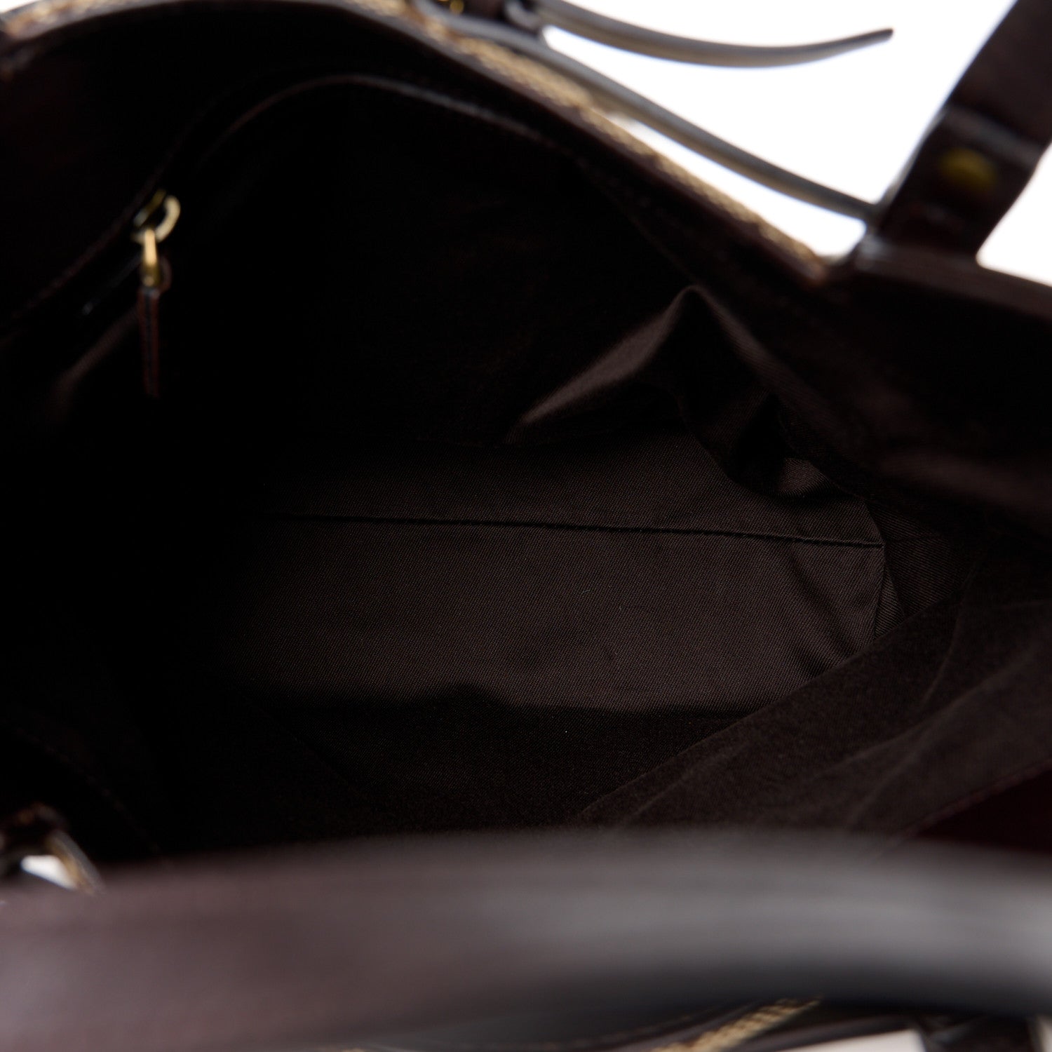 Monogram Small Bucket Tote Dark Brown