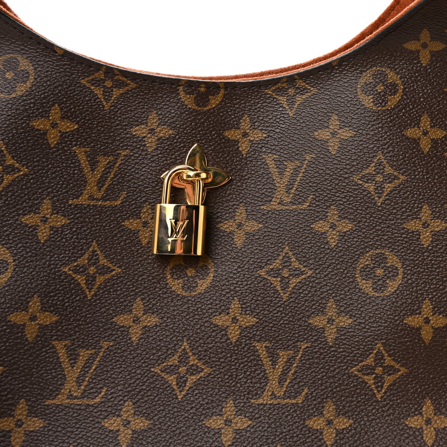 Monogram Flower Hobo Caramel