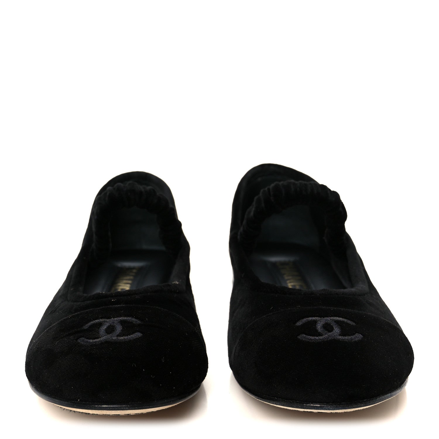 Velvet Mary Jane Flats 36 Black