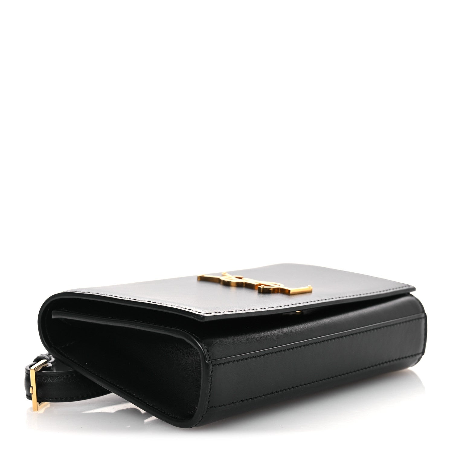 Smooth Calfskin Monogram Kate Belt Bag Black