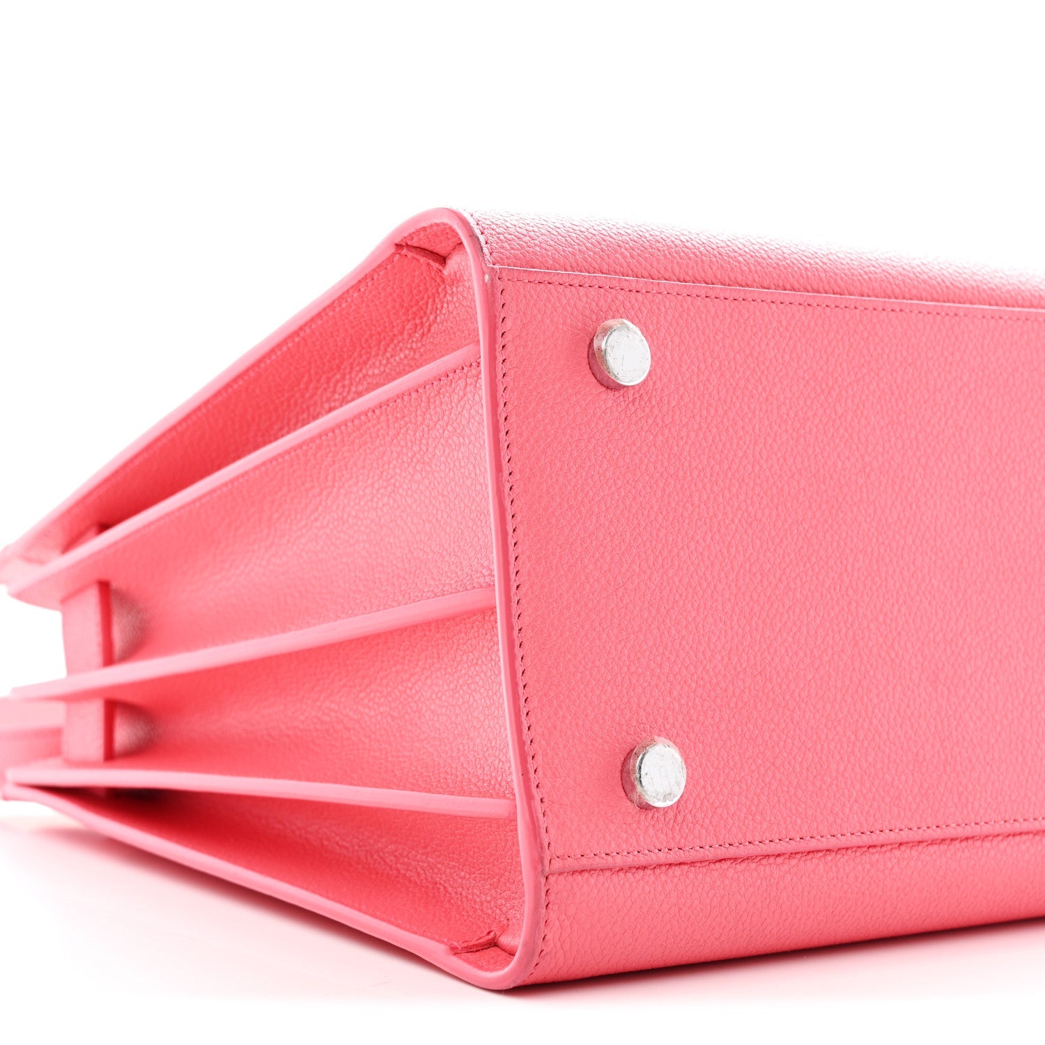 Grained Calfskin Small Sac De Jour Rose Clair