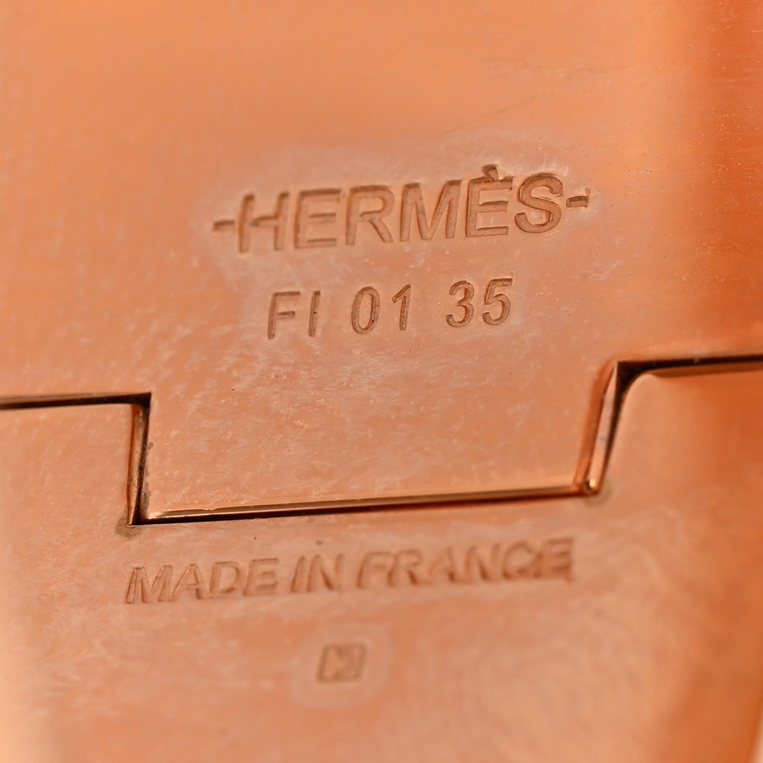 Enamel Wide Clic Clac H Bracelet GM Rose Velours
