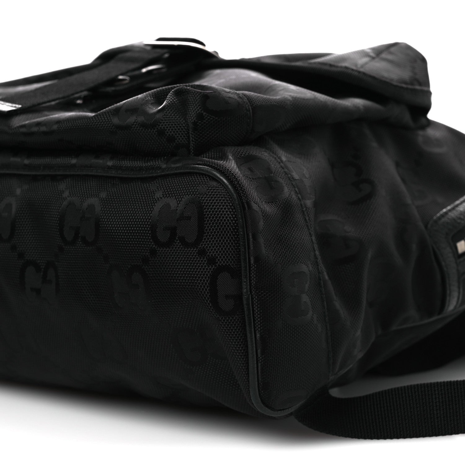 Econyl Nylon Monogram Off The Grid Backpack Black