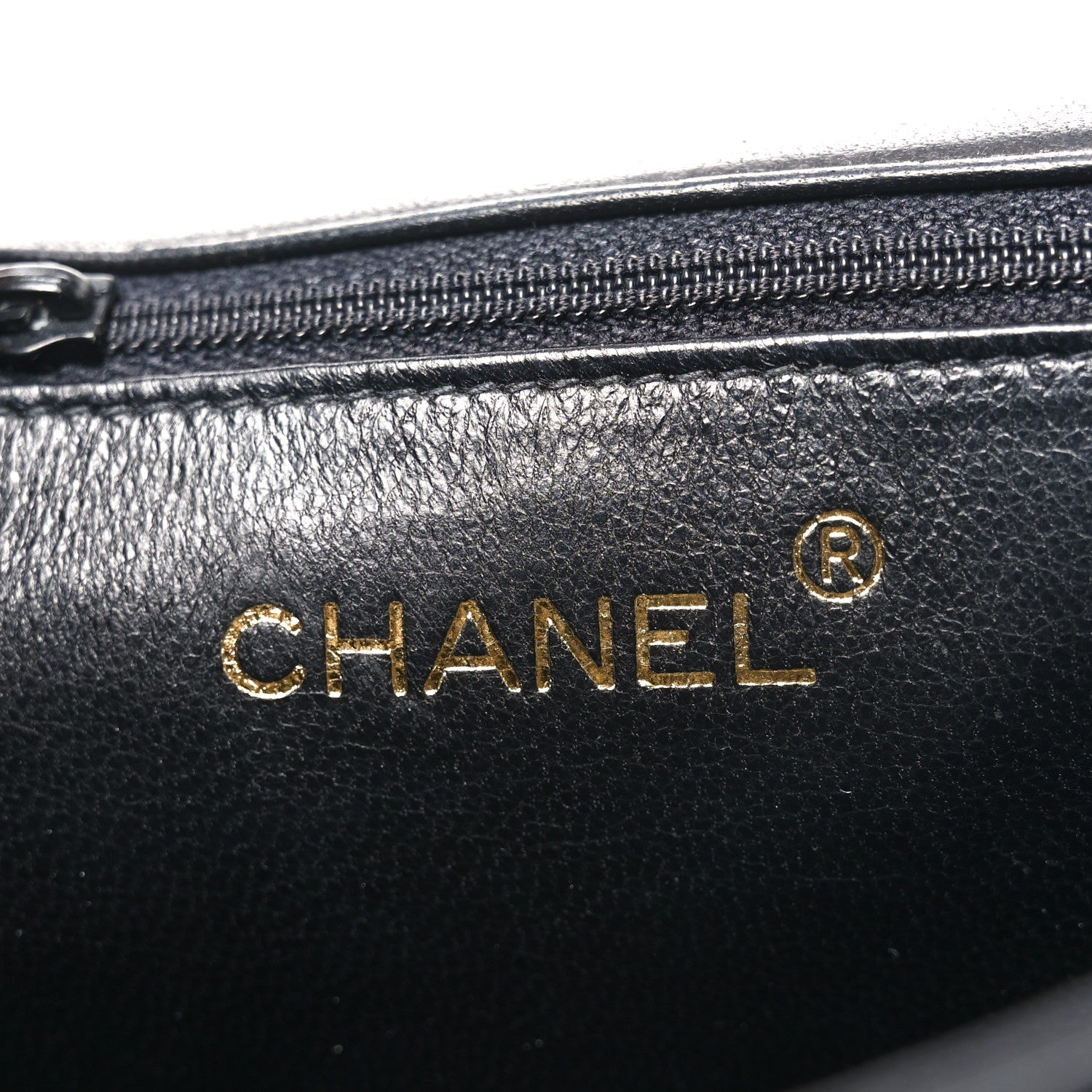 Lambskin Quilted CC Small Single Flap Black
