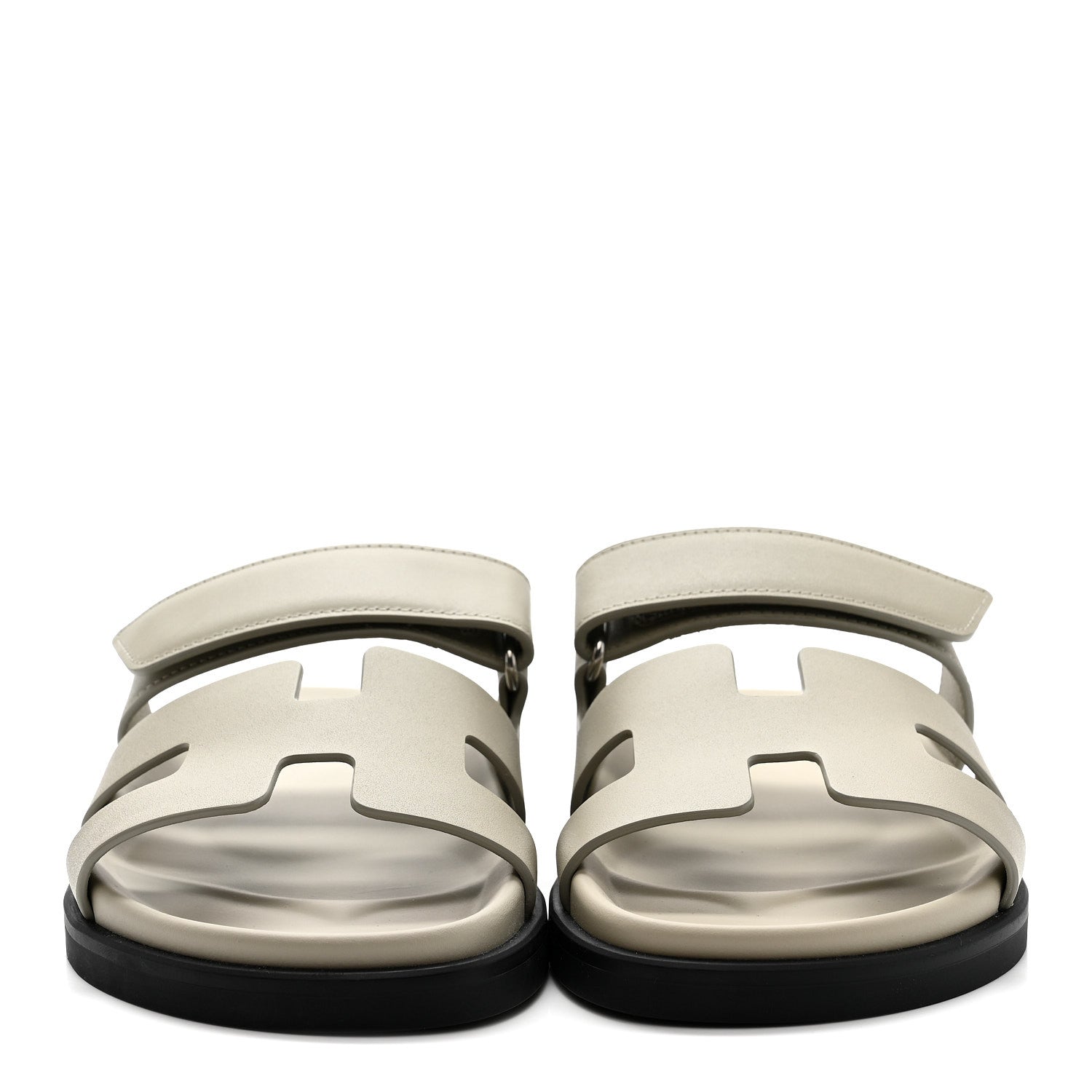 Calfskin Womens Chypre Sandals 36.5 Beige Esquisse