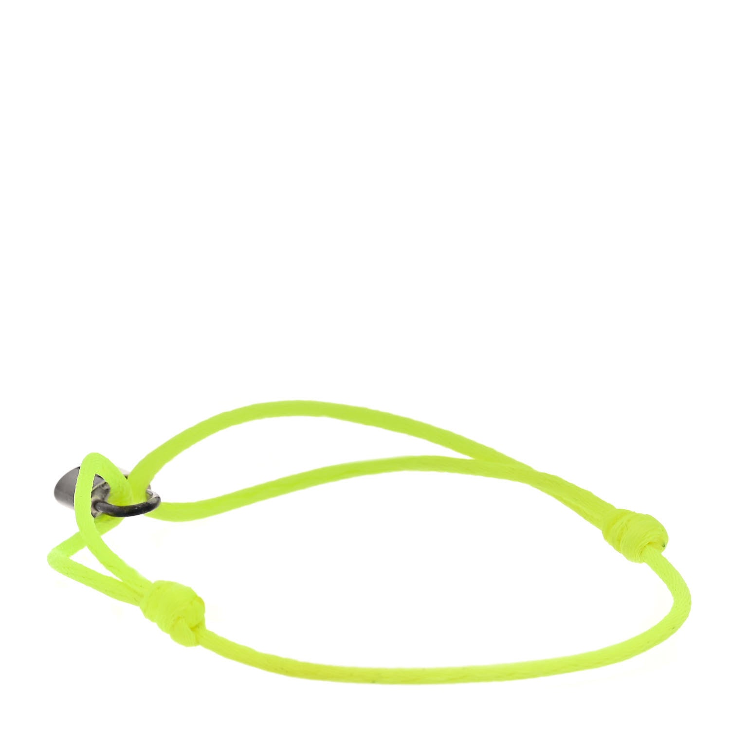 X UNICEF Sterling Silver Lockit Bracelet Neon Yellow
