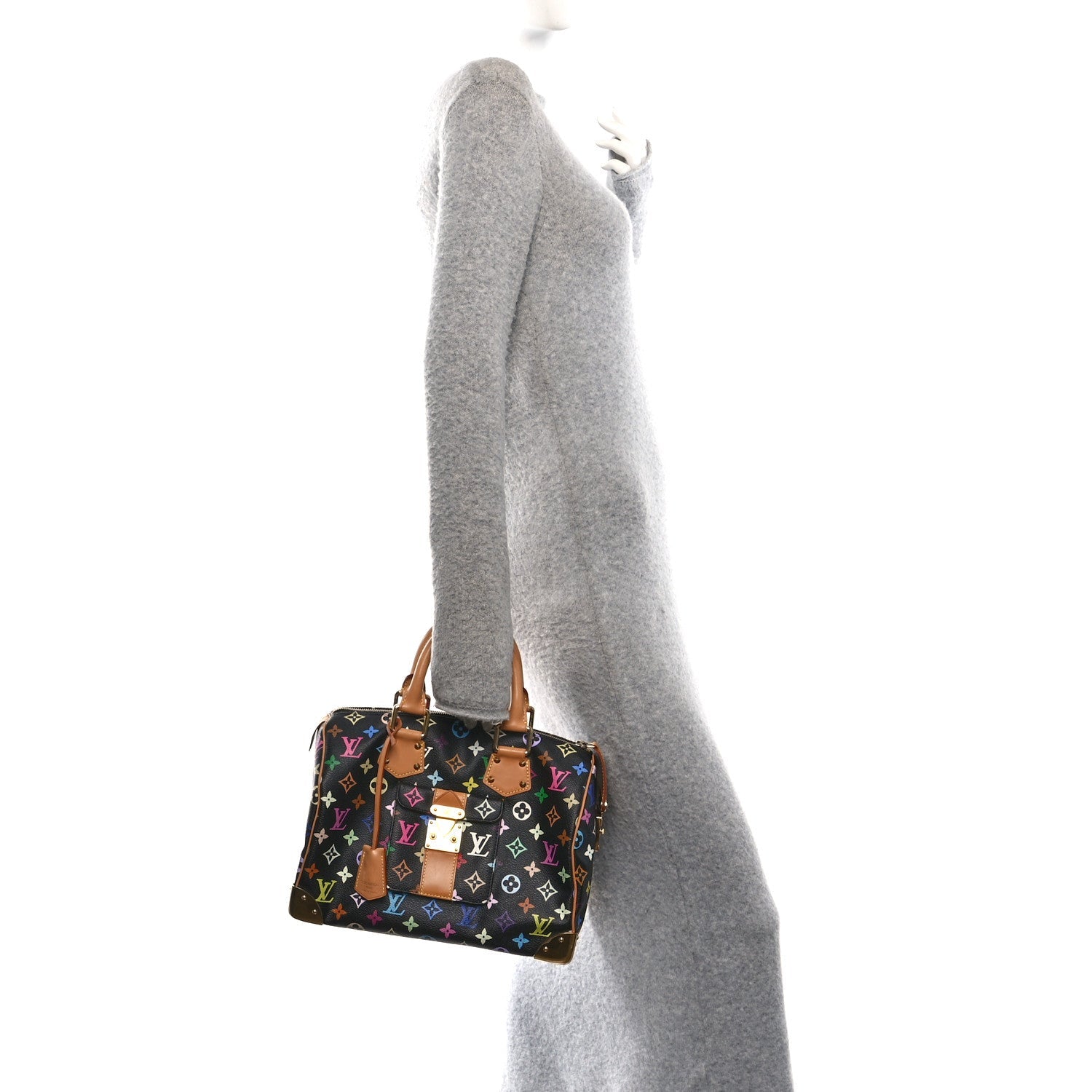 Monogram Multicolor Speedy 30 Black
