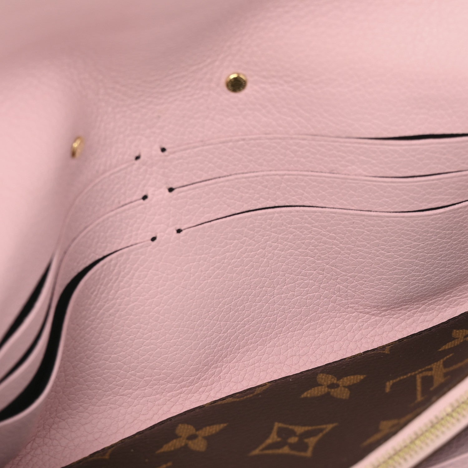 Monogram Pallas Wallet Rose Ballerine