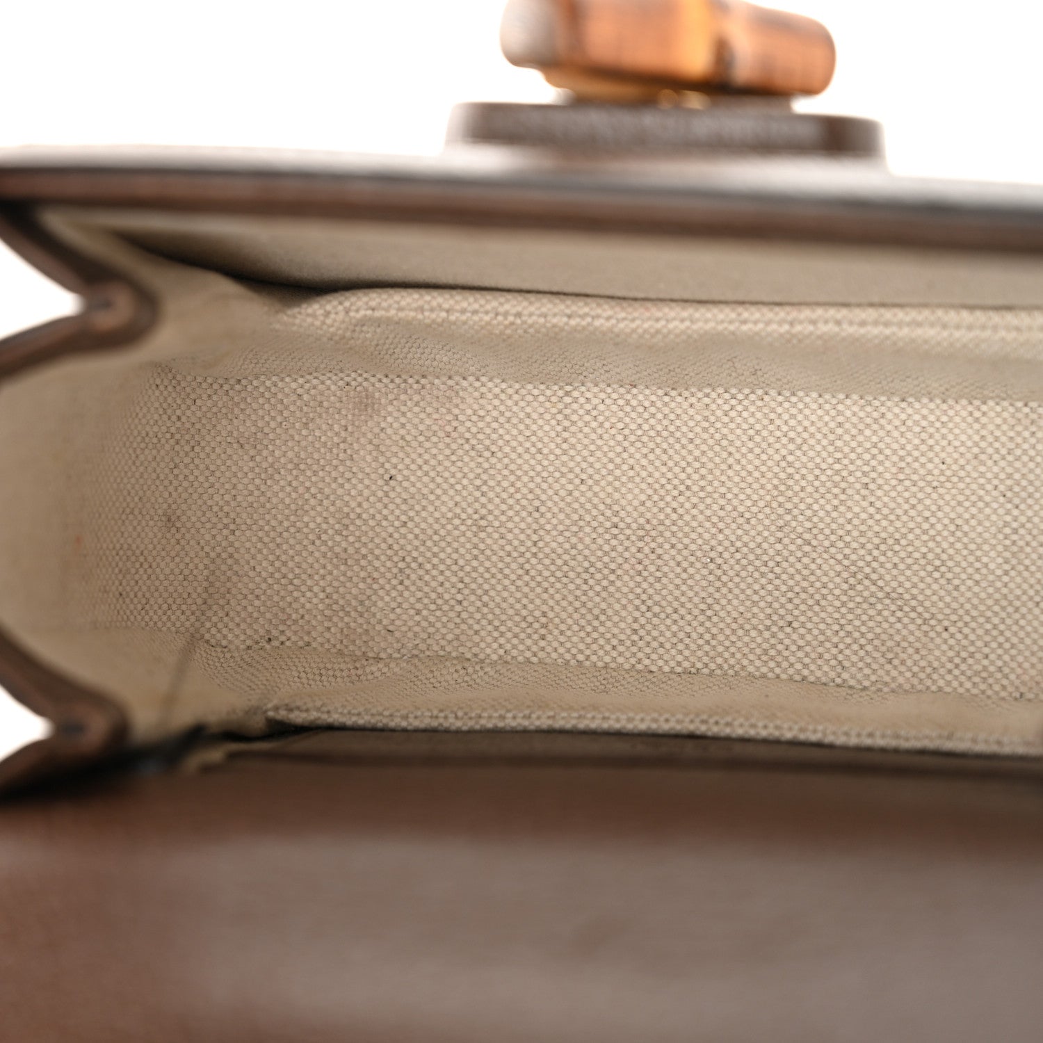 Monogram Jumbo GG Textured Dollar Calfskin Web Mini Bamboo 1947 Top Handle Bag Camel Ebony New Acero