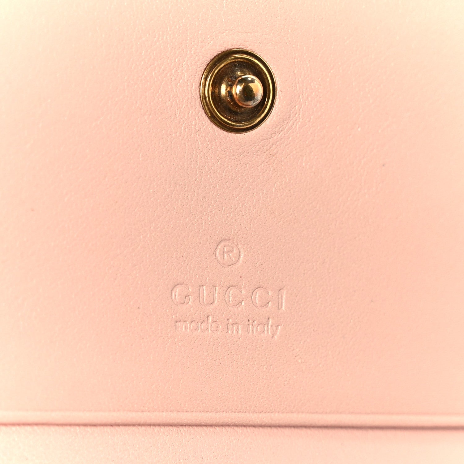 Calfskin Matelasse GG Marmont Card Case Wallet Perfect Pink