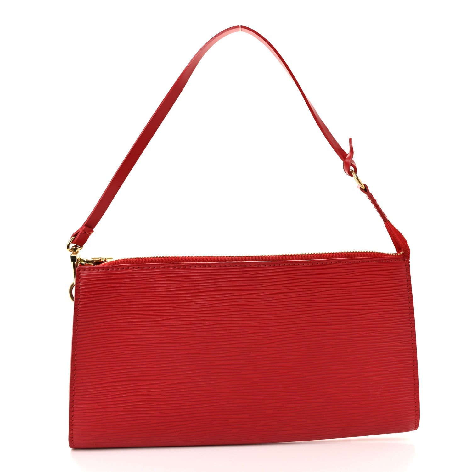 Epi Pochette Accessories 21 Castillan Red