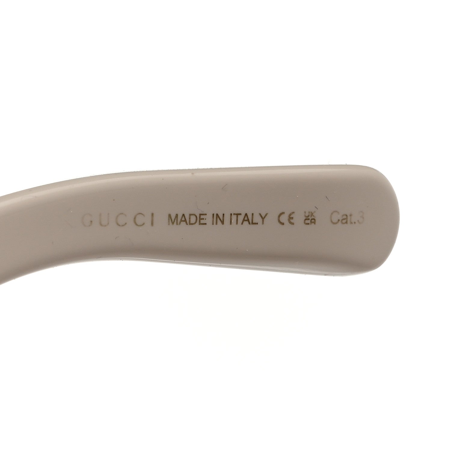 Acetate Rectangular Sunglasses GG1403SK White