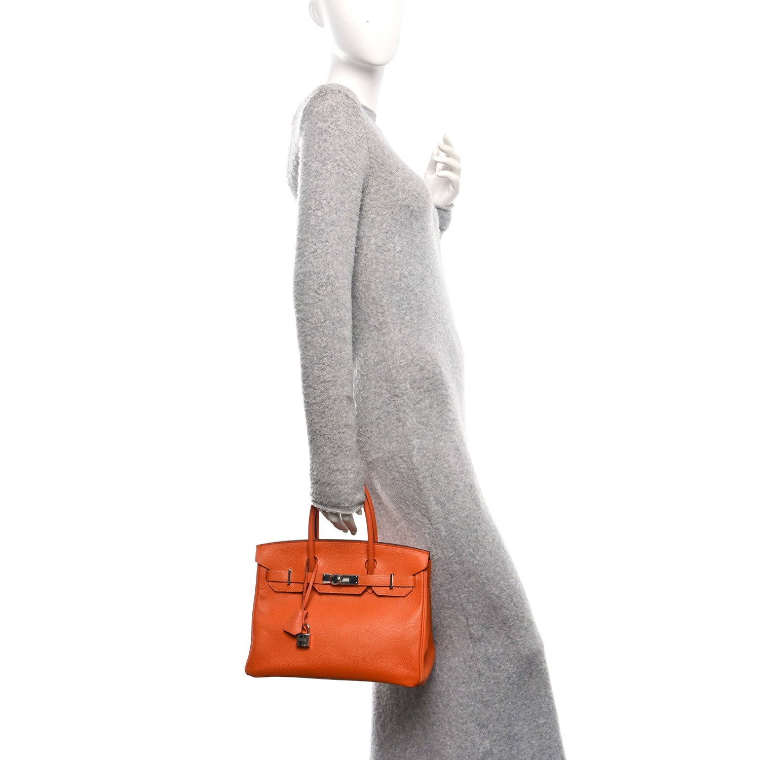 Epsom Birkin 30 Orange