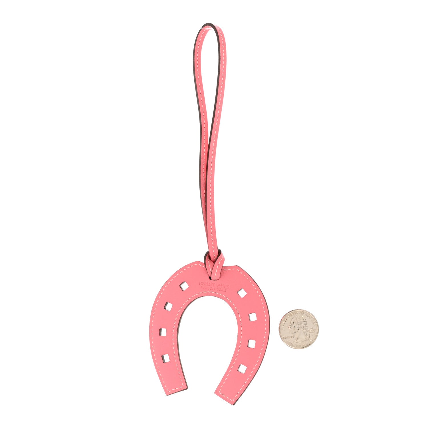 Swift Paddock Horseshoe Bag Charm Rose Ete