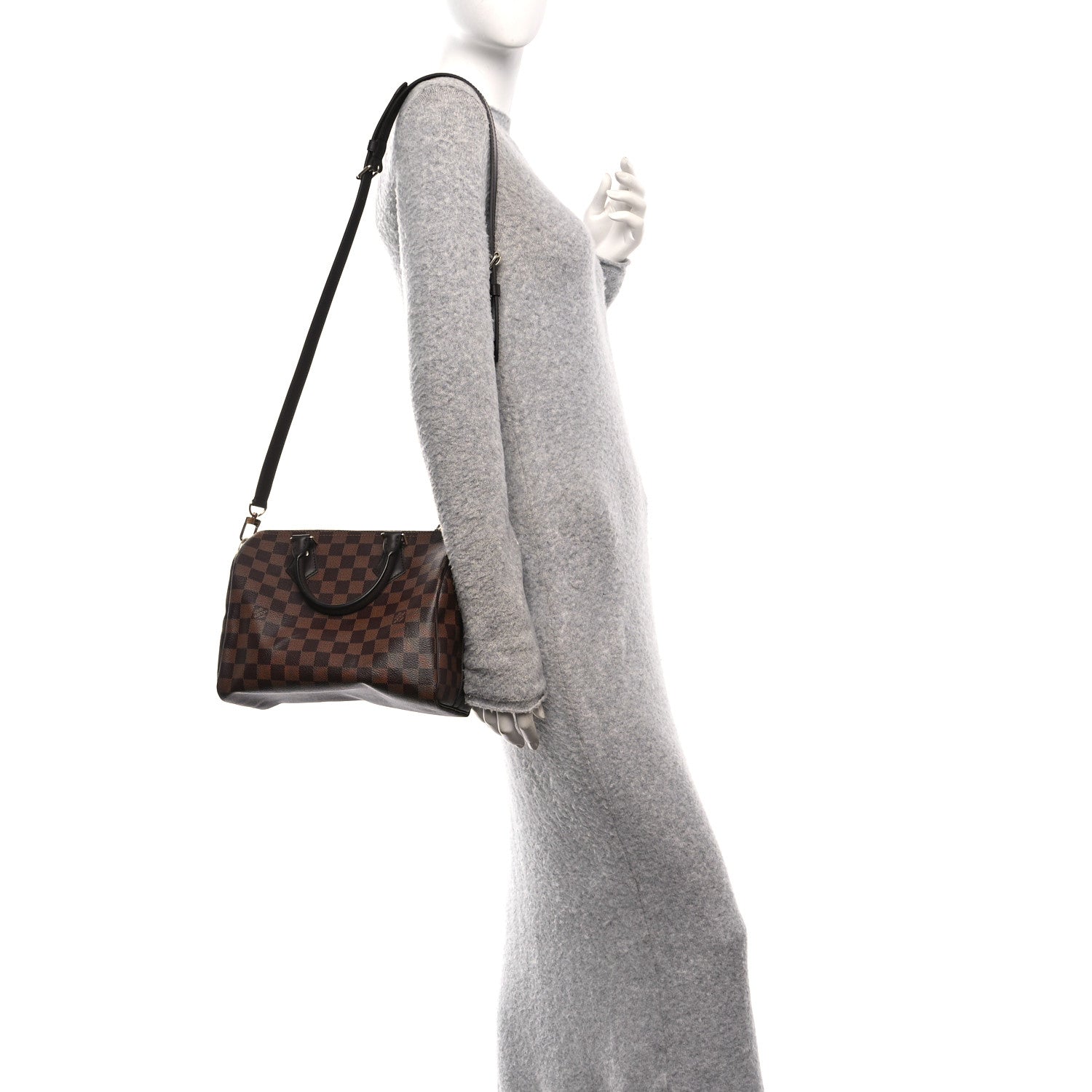 Damier Ebene Speedy Bandouliere 25
