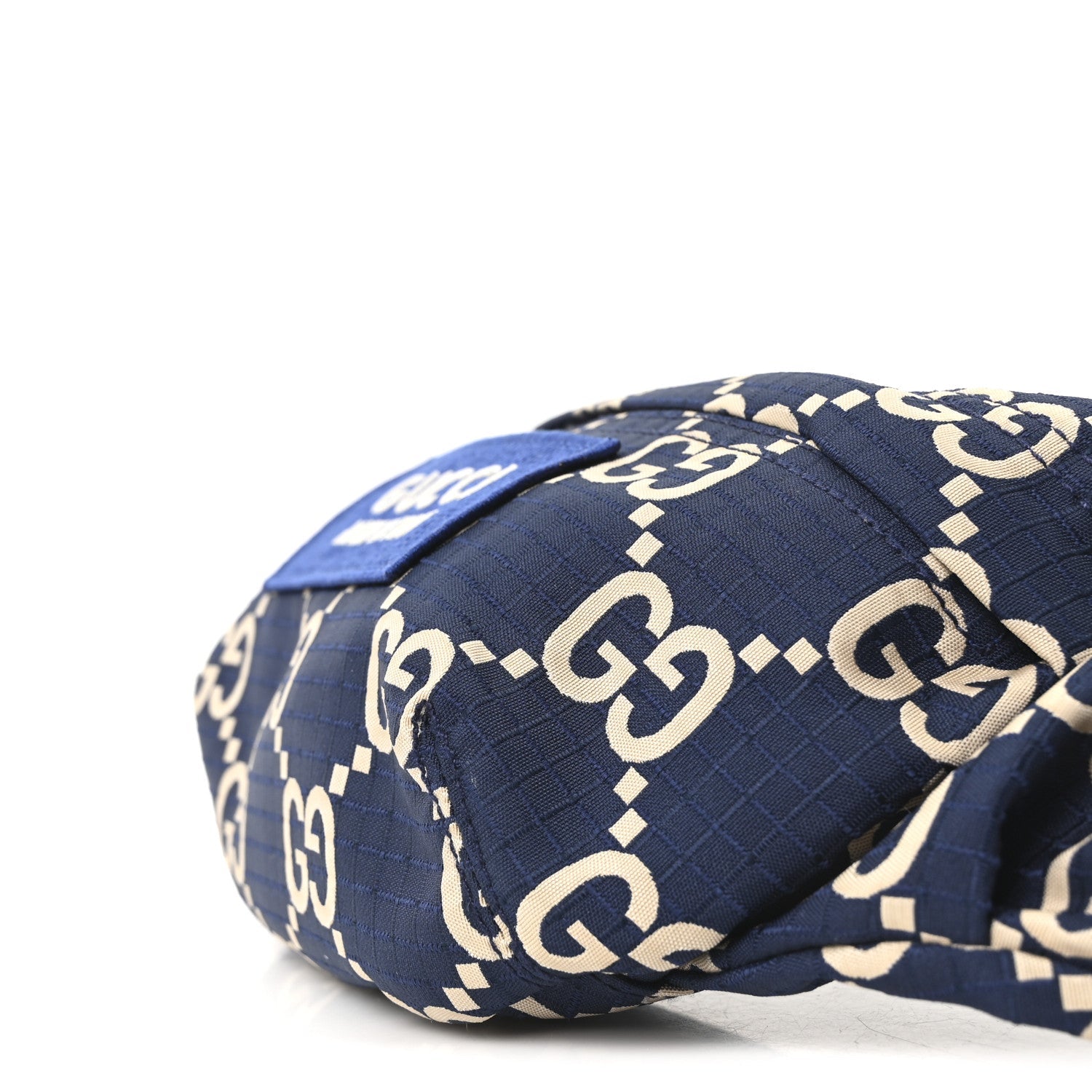 Recycled Polyester Monogram Jumbo GG Belt Bag Blue