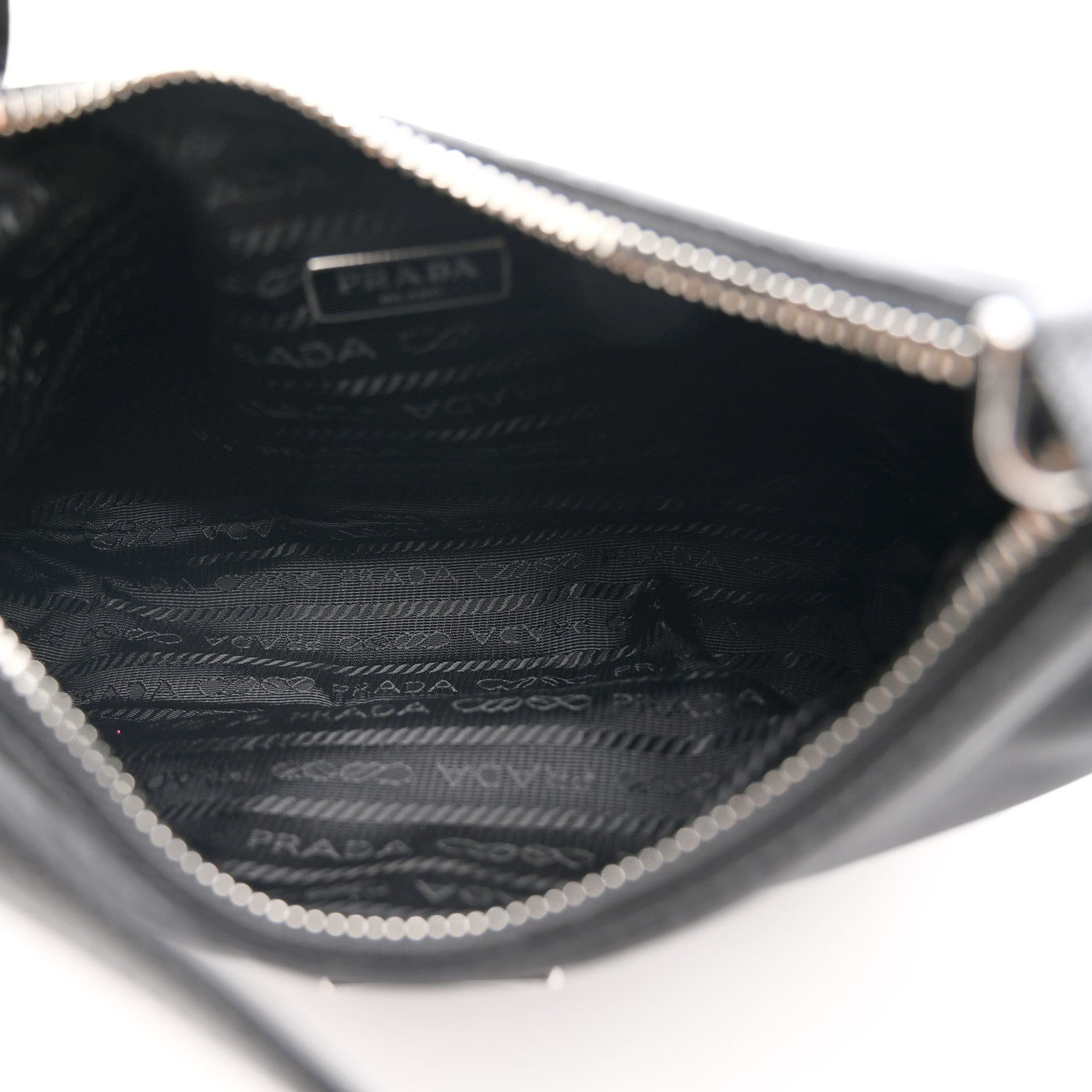 Tessuto Nylon Saffiano Mini Re-Edition 2005 Bag Black