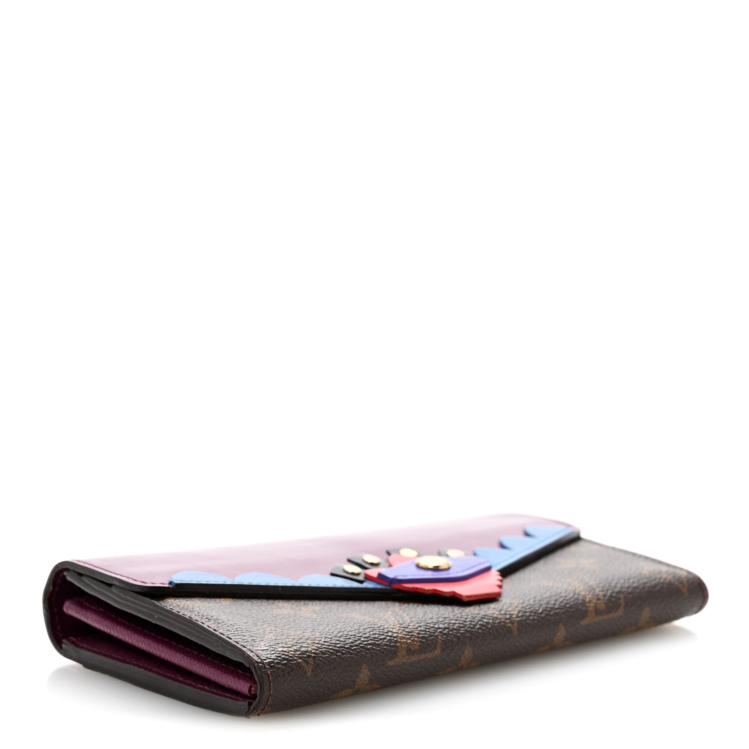 Monogram Totem Sarah Wallet Magenta