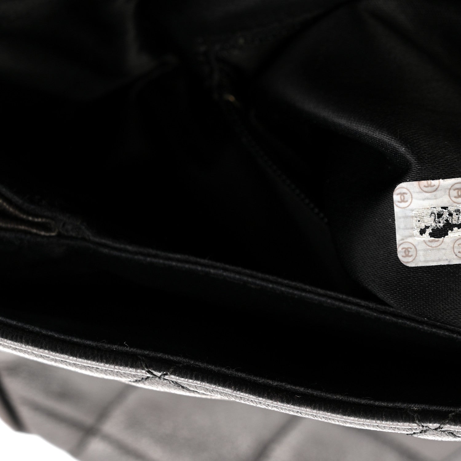 Lambskin Quilted Flap Shoulder Bag Black