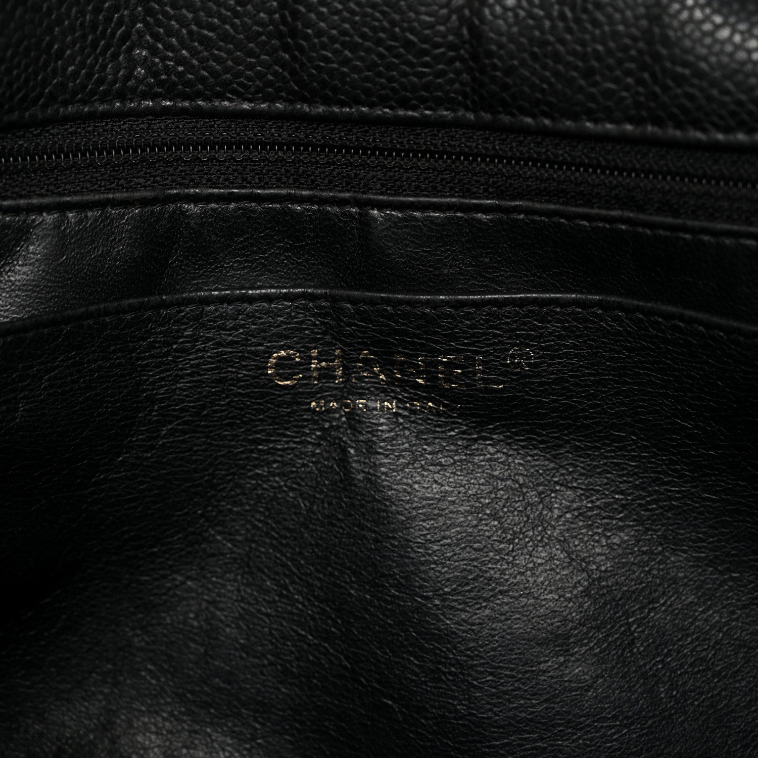 Caviar Quilted Jumbo Single Flap Black
