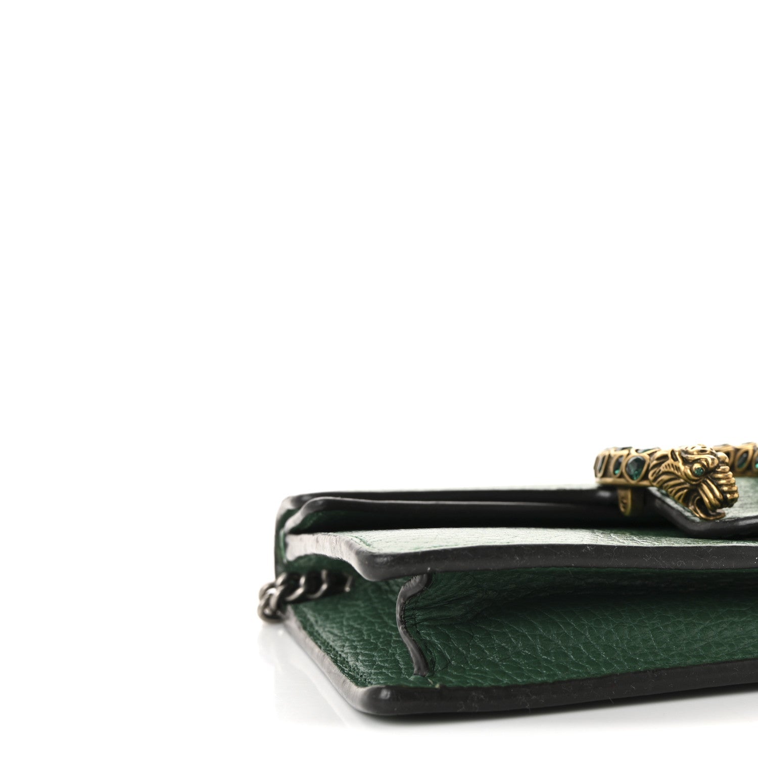 Dollar Calfskin Crystal Super Mini Dionysus Shoulder Bag Emerald