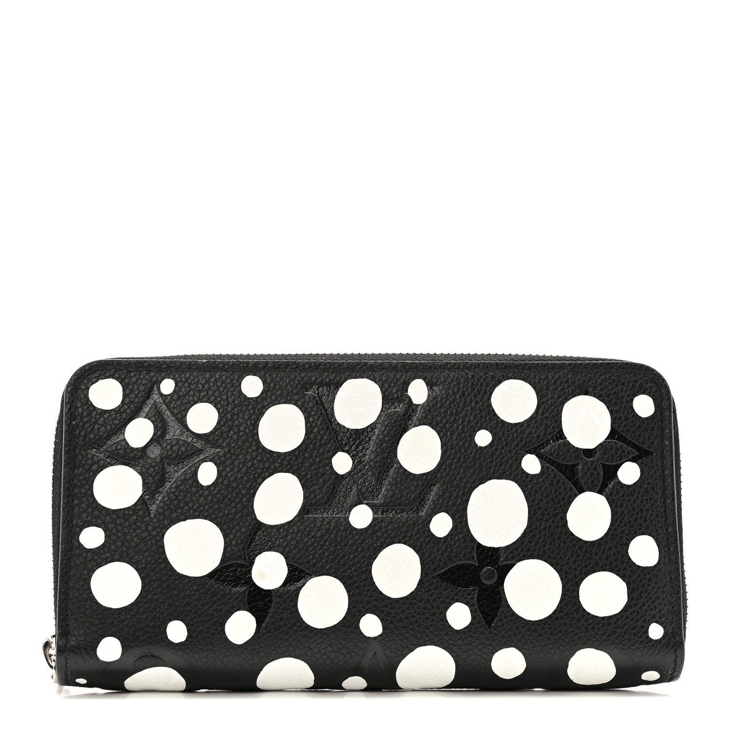 LV X YK Empreinte Zippy Wallet Black White