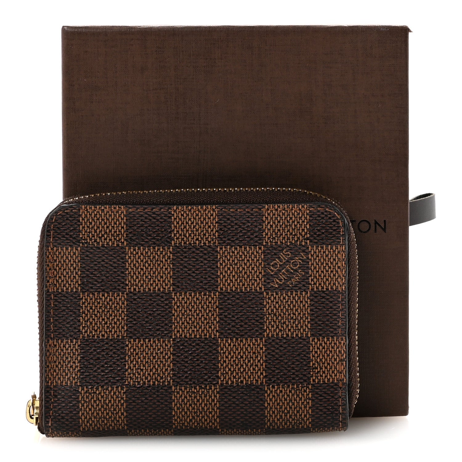 Damier Ebene Zippy Coin Purse