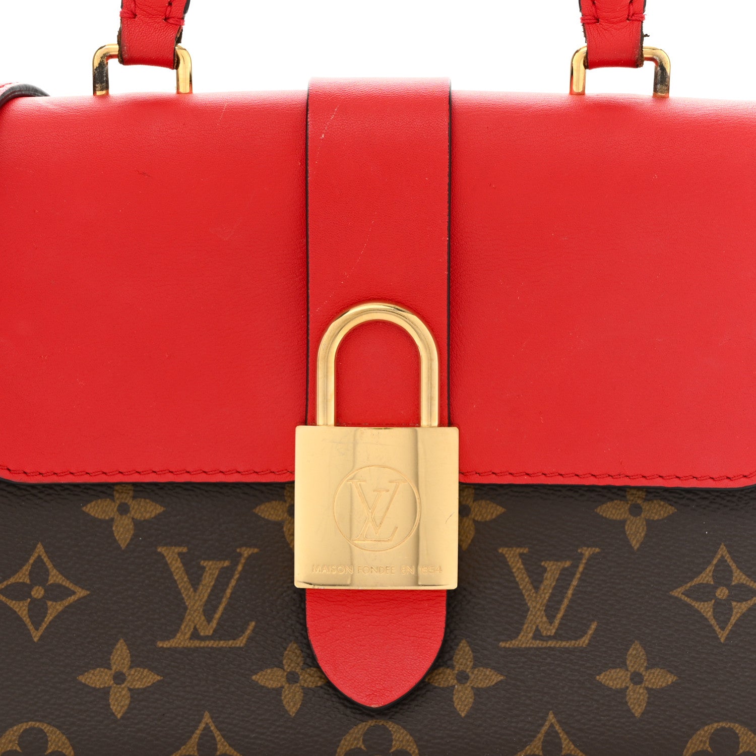 Monogram Locky BB Coquelicot