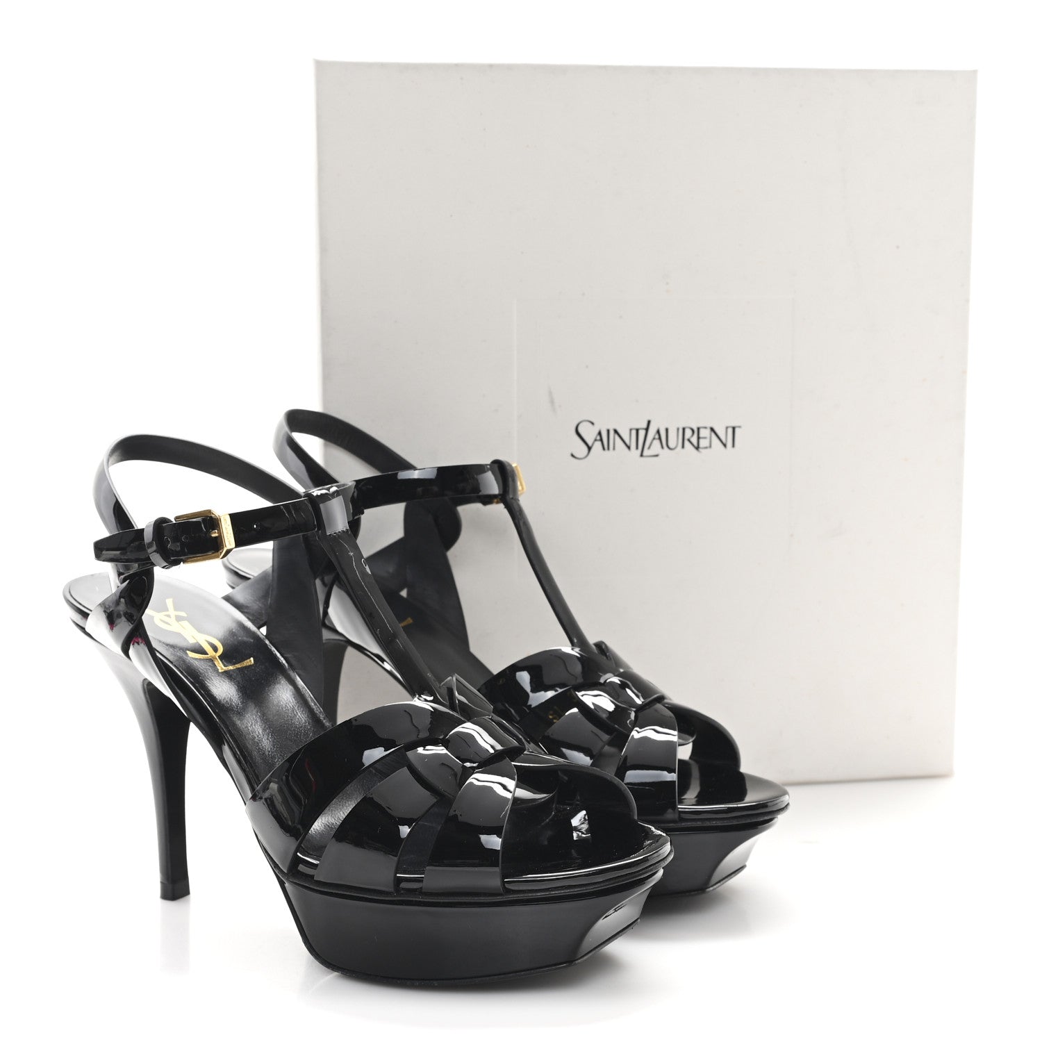 Patent Tribute 75 Platform Sandals 37 Black