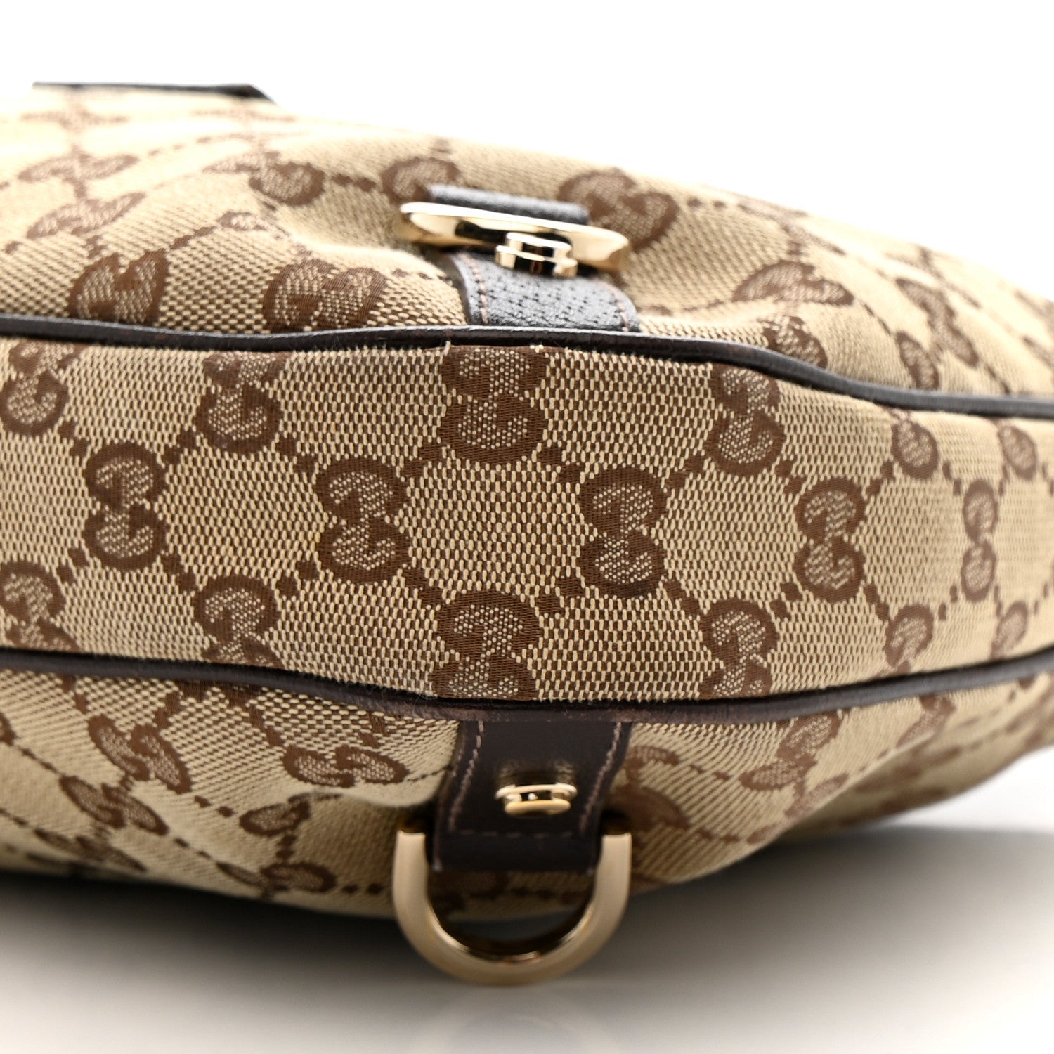 Monogram Medium Abbey D Ring Hobo Brown