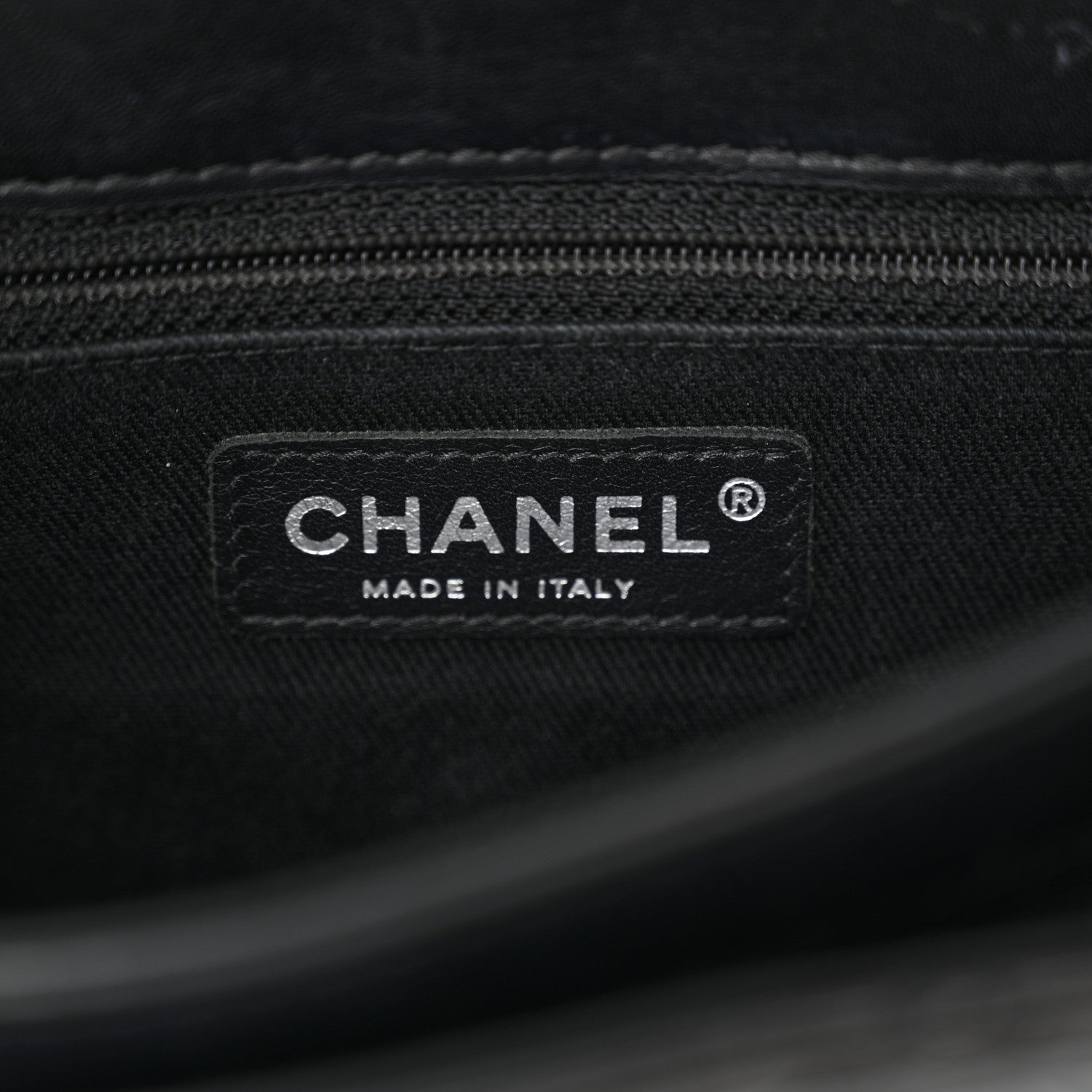 Patent Quilted Hamptons Flap Bag Black