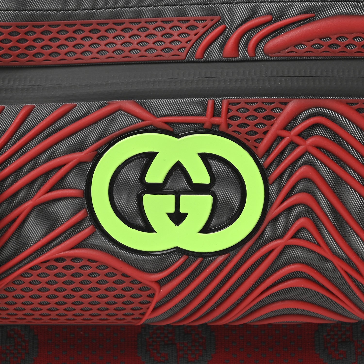 Jersey GG Monogram All Over Sporty Belt Bag Green Grey Multicolor