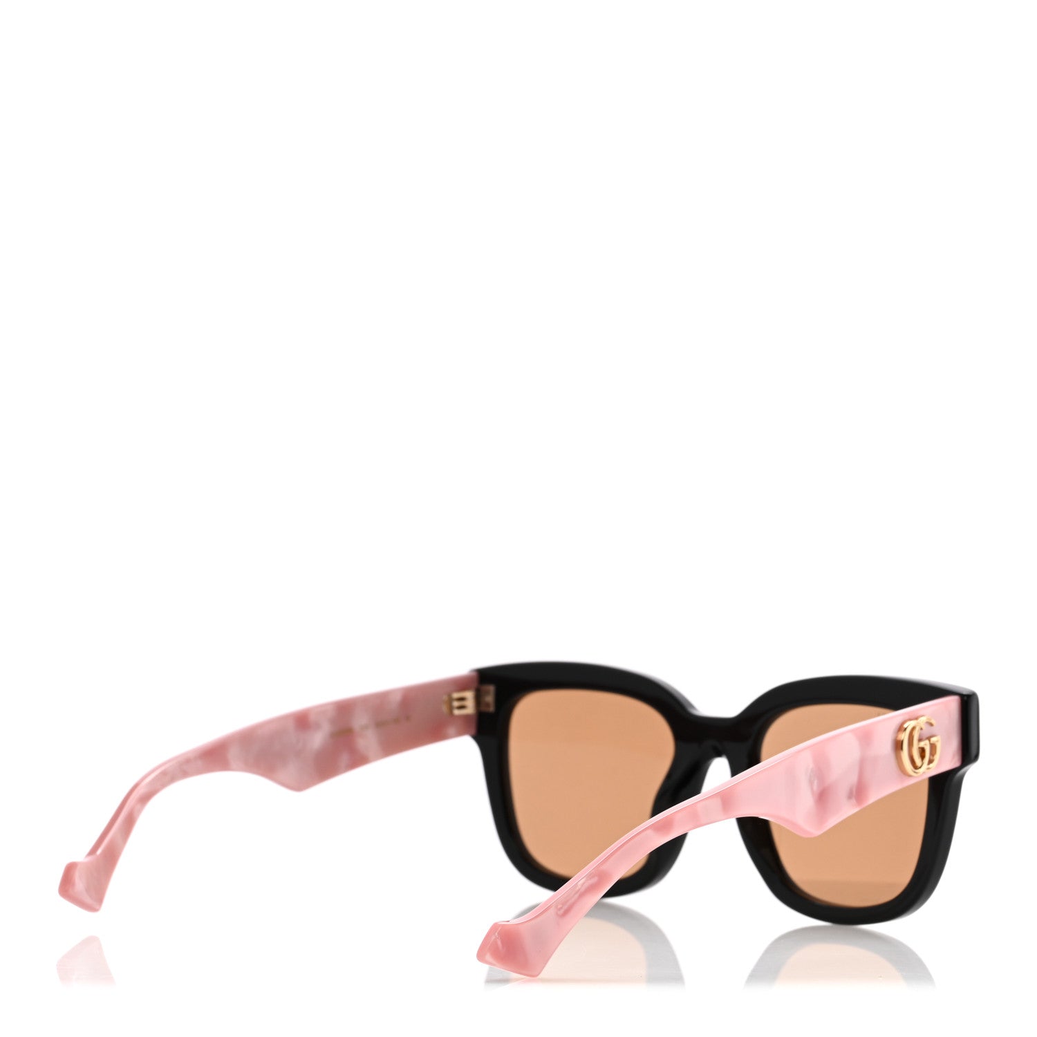 Rectangle 52mm Frame Sunglasses GG0998/S Black Pink