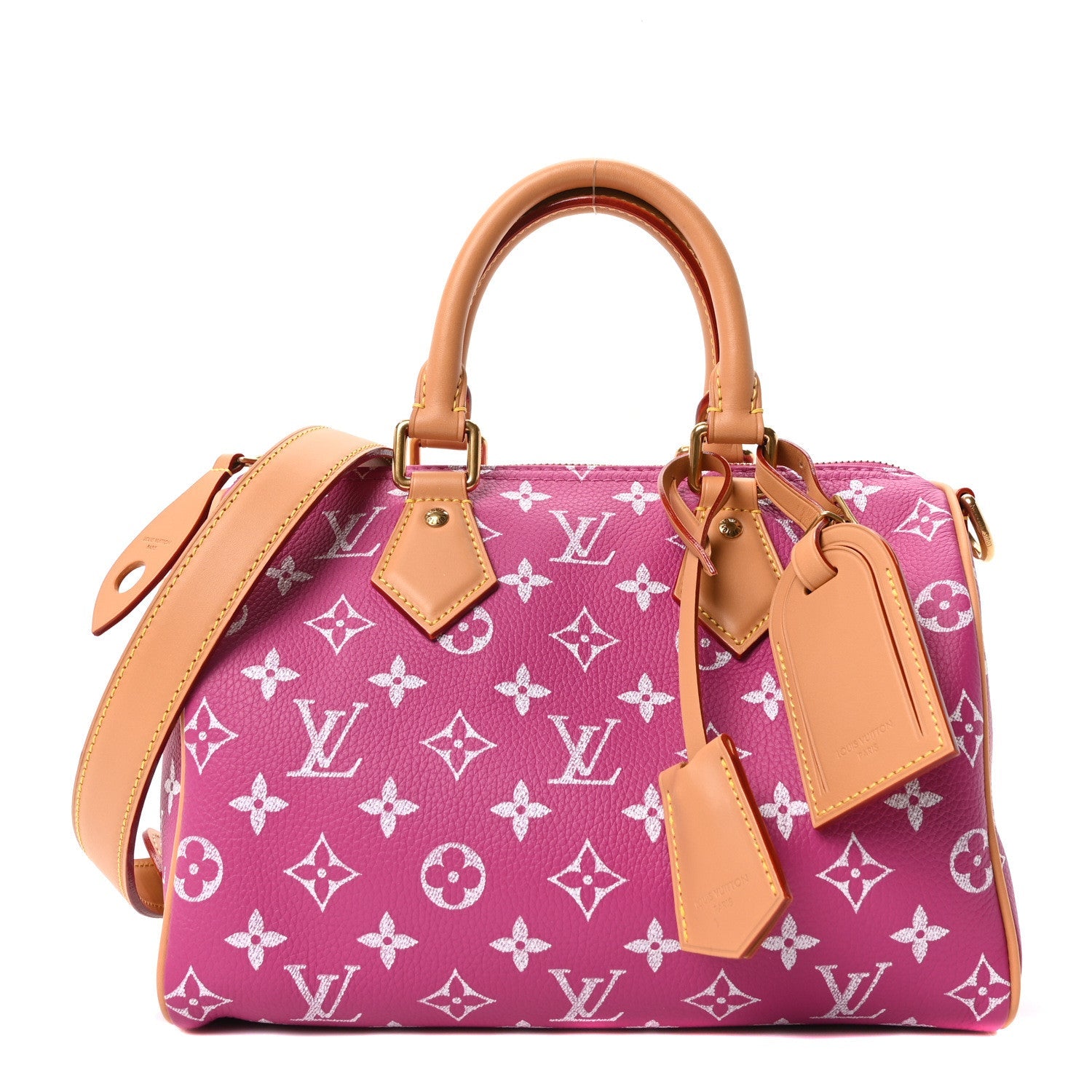 Calfskin Monogram Speedy P9 Bandouliere 25 Agate