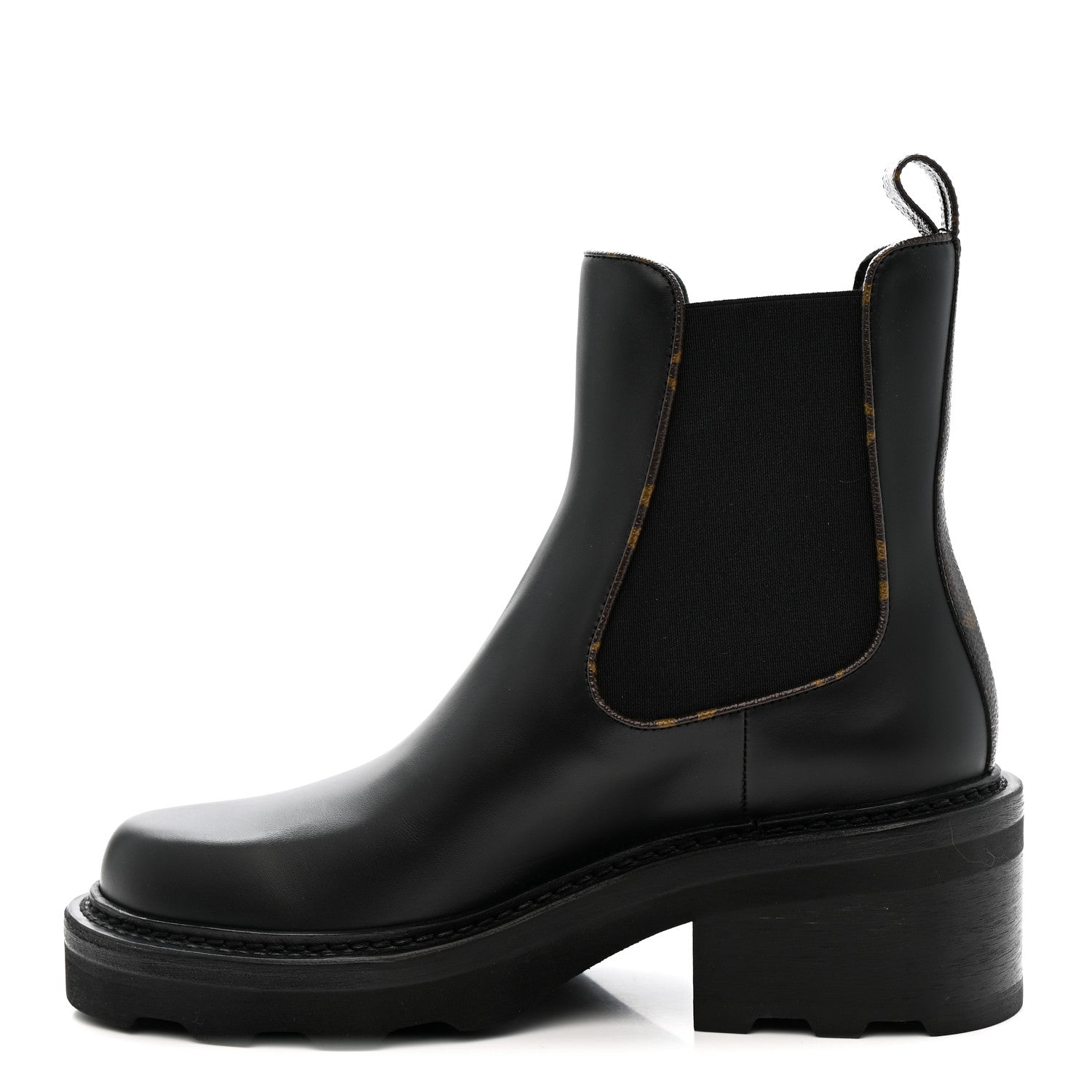 Calfskin Monogram Beaubourg Ankle Boots 38 Black