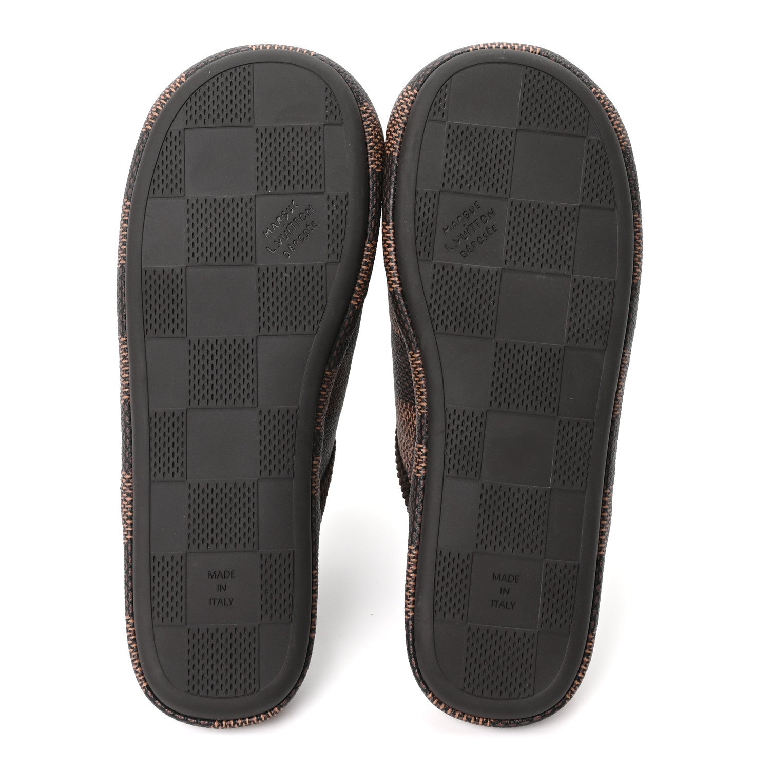 Damier Ebene Palace Slippers 7 Mocha