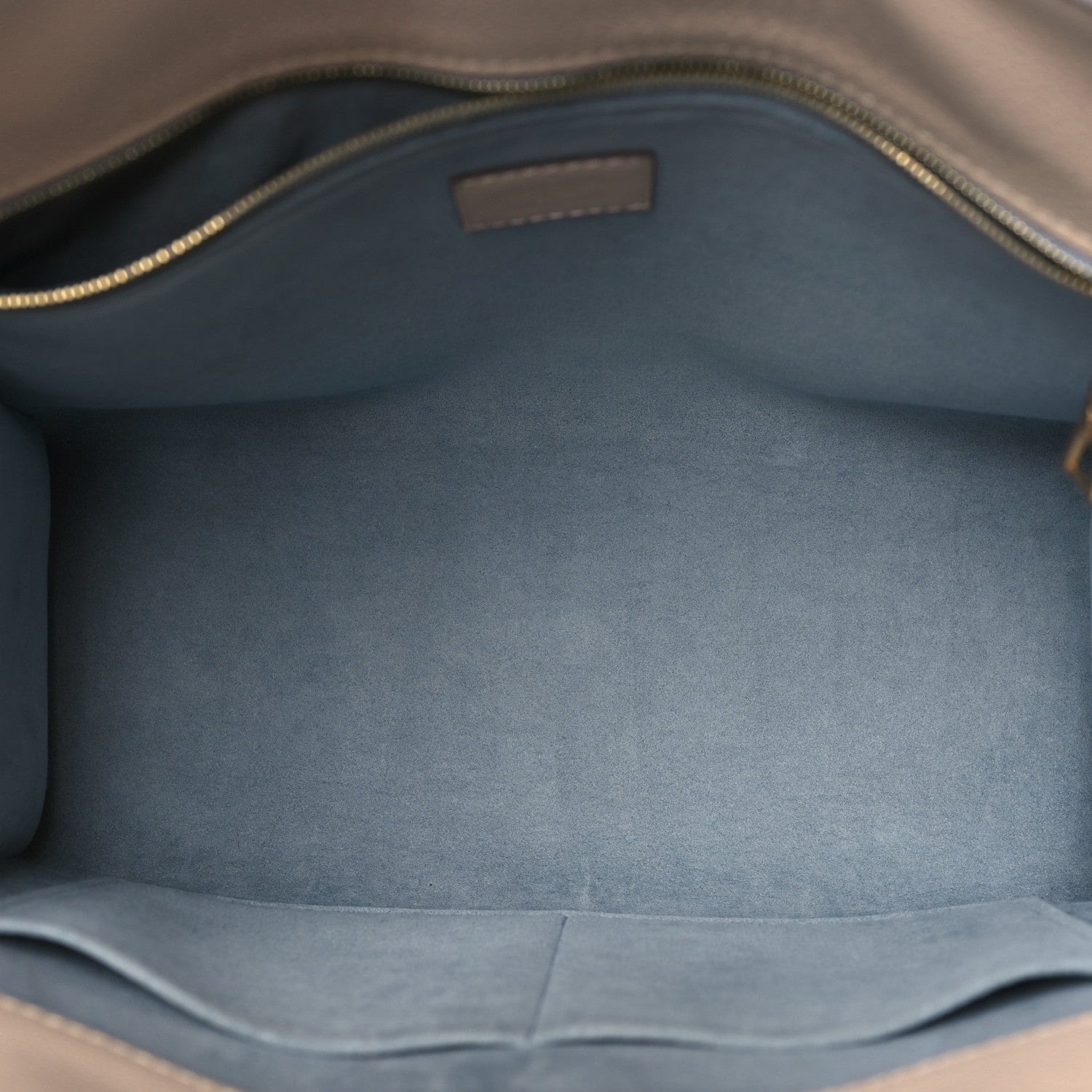 Calfskin Monogram On My Side MM Greige