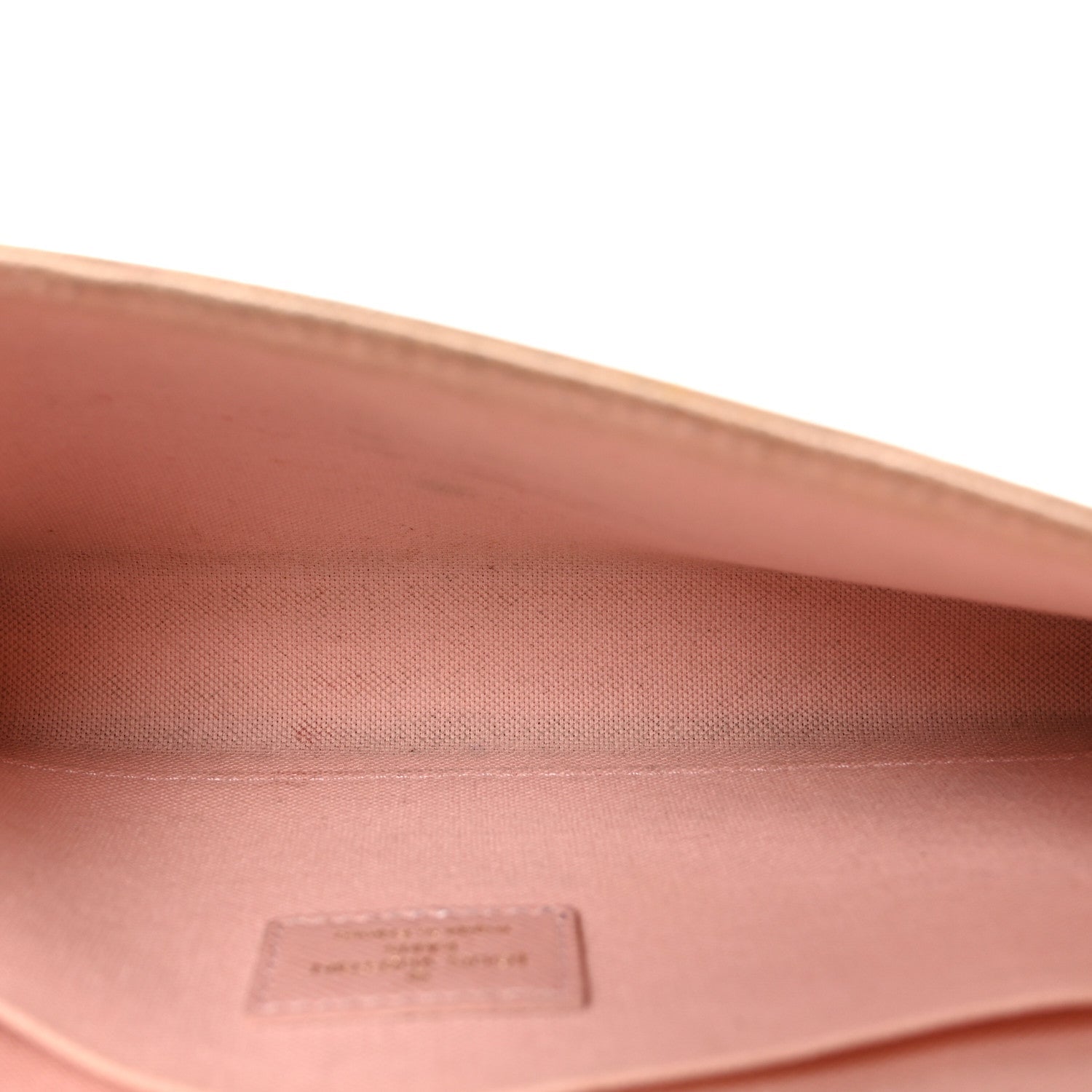 Damier Azur Pochette Felicie Chain Wallet Rose Ballerine