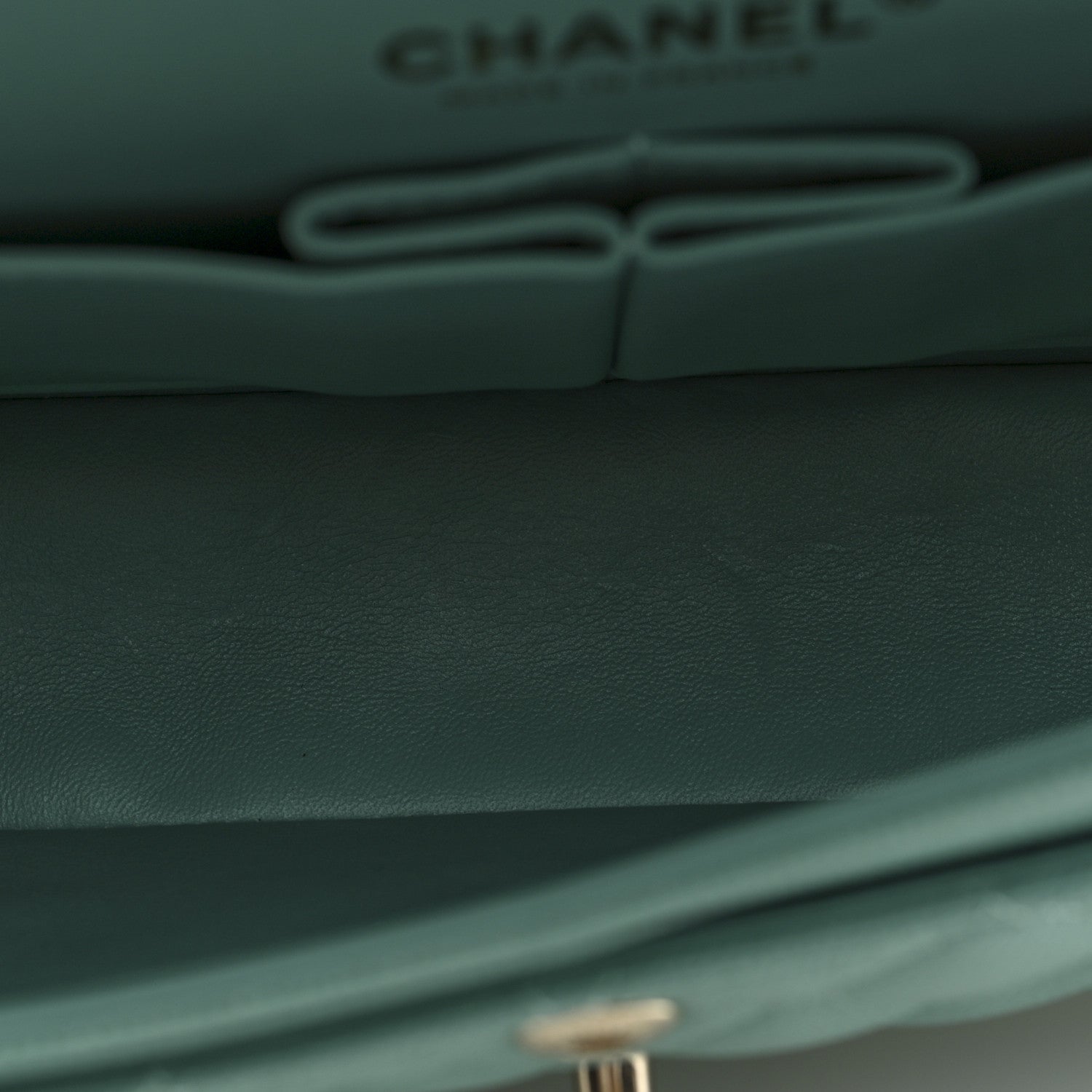 Caviar Quilted Small Double Flap Light Blue
