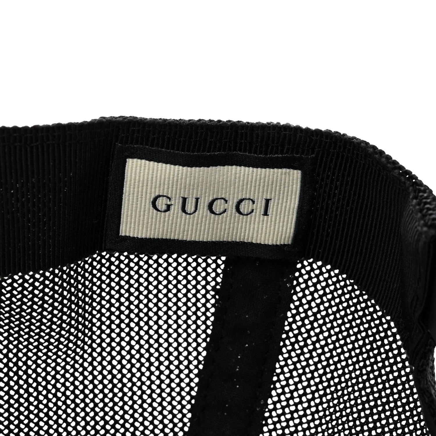 GG Supreme Monogram Baseball Hat S 57 Black