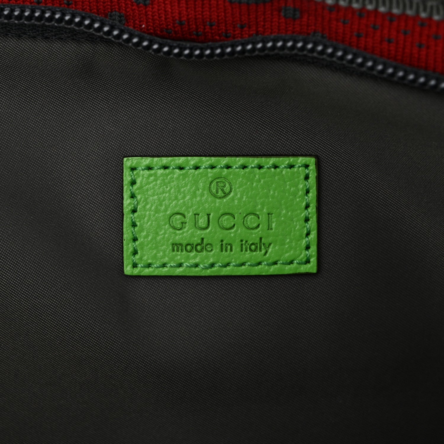 Jersey GG Monogram All Over Sporty Belt Bag Red Multicolor