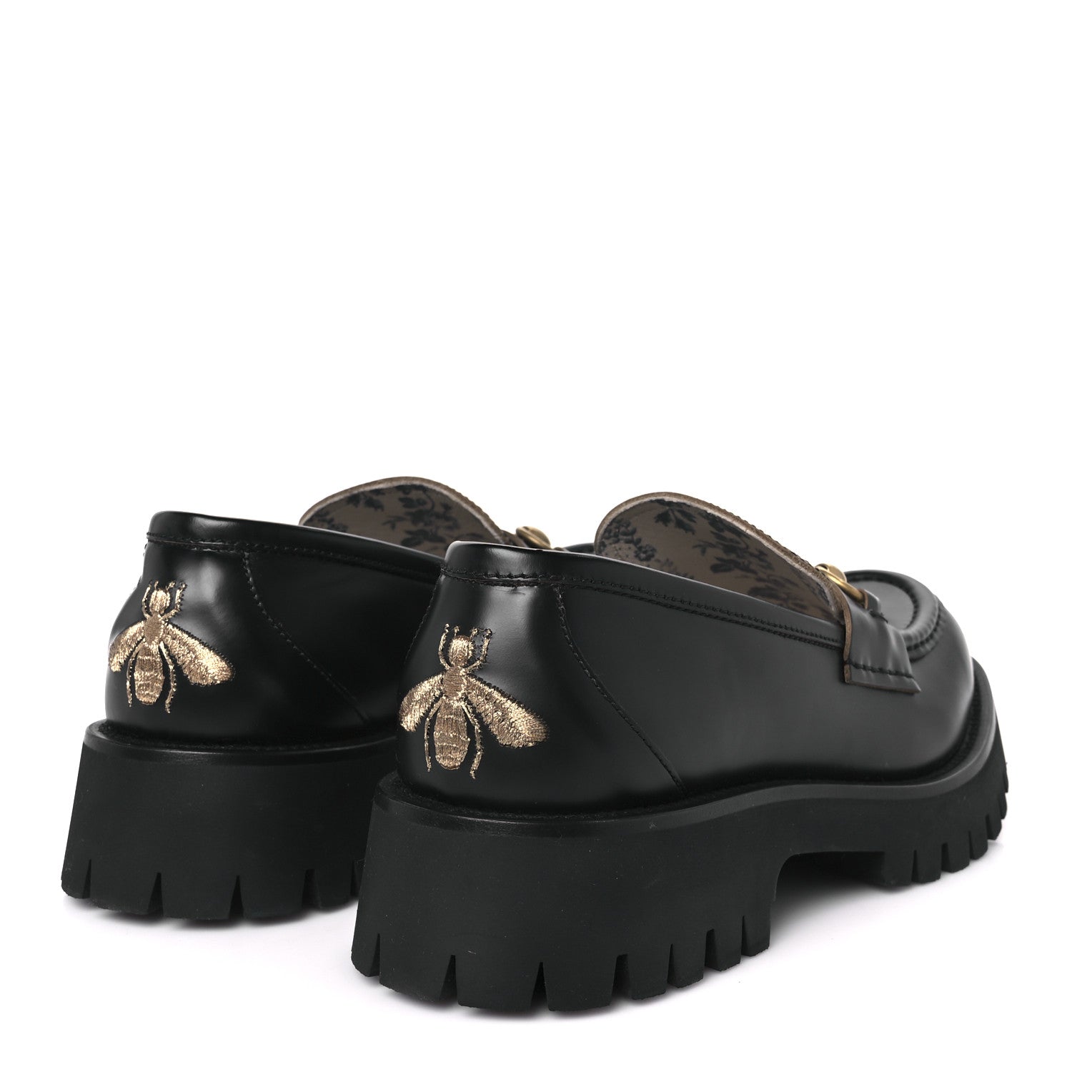 Cordovan Lux Womens Harald Horsebit 25mm Platform Loafers 41 Black