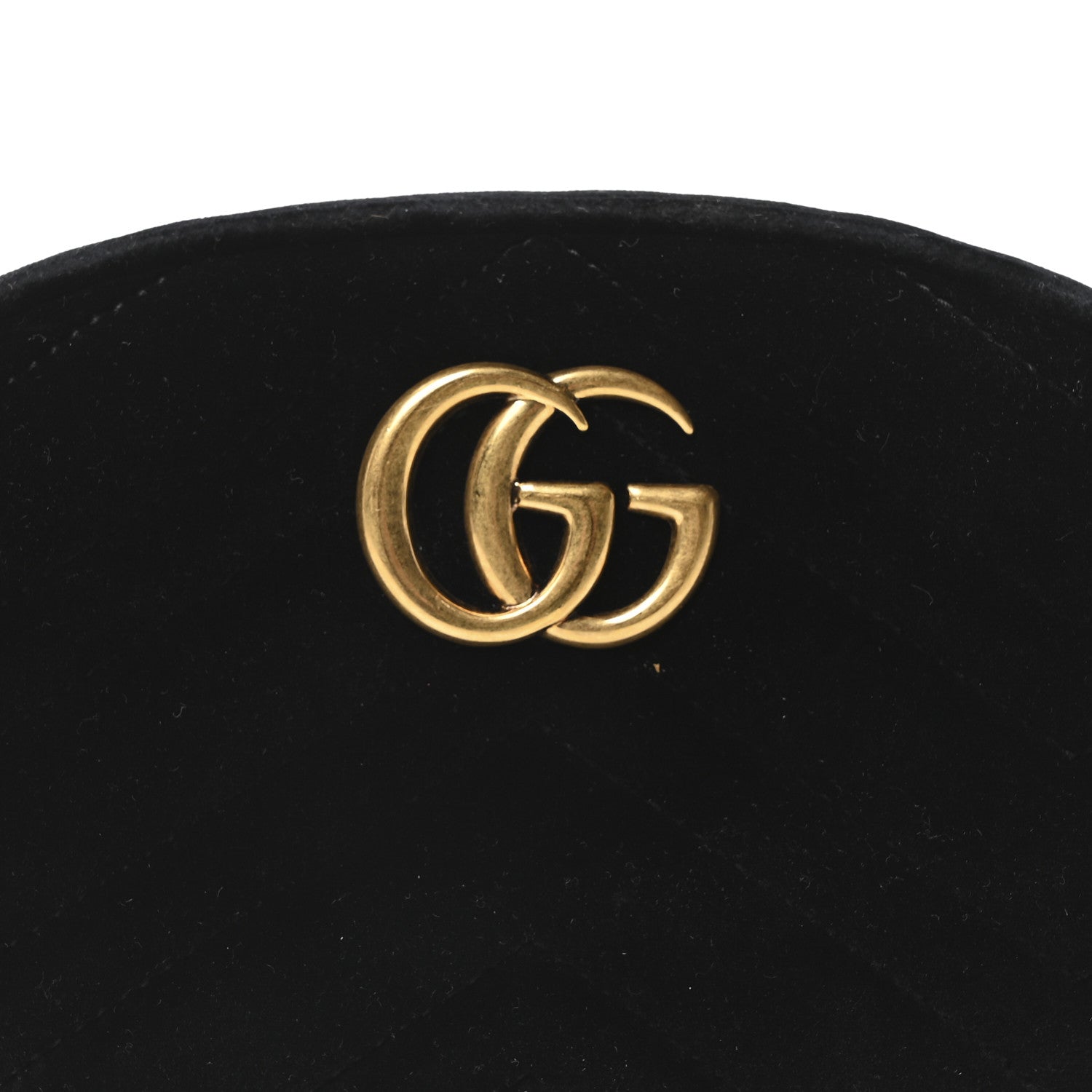 Velvet Matelasse GG Marmont Belt Bag 85 34 Black