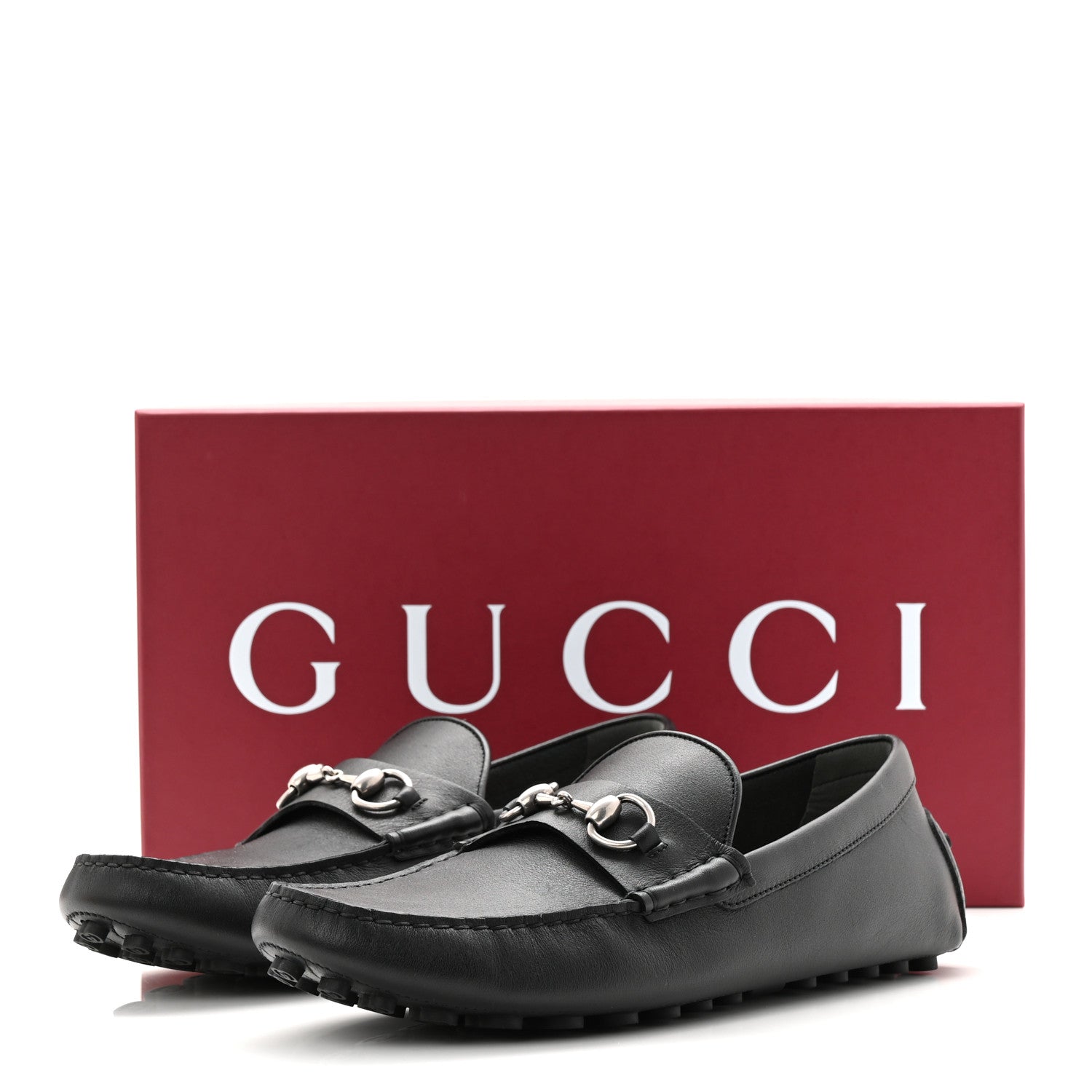 Soft Clove Calfskin Mens Horsebit Driver Loafers 9.5 Black