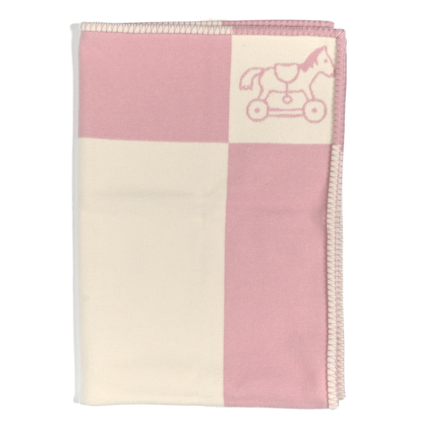 Wool Cashmere Adada Avalon Baby Blanket Rose Lilas