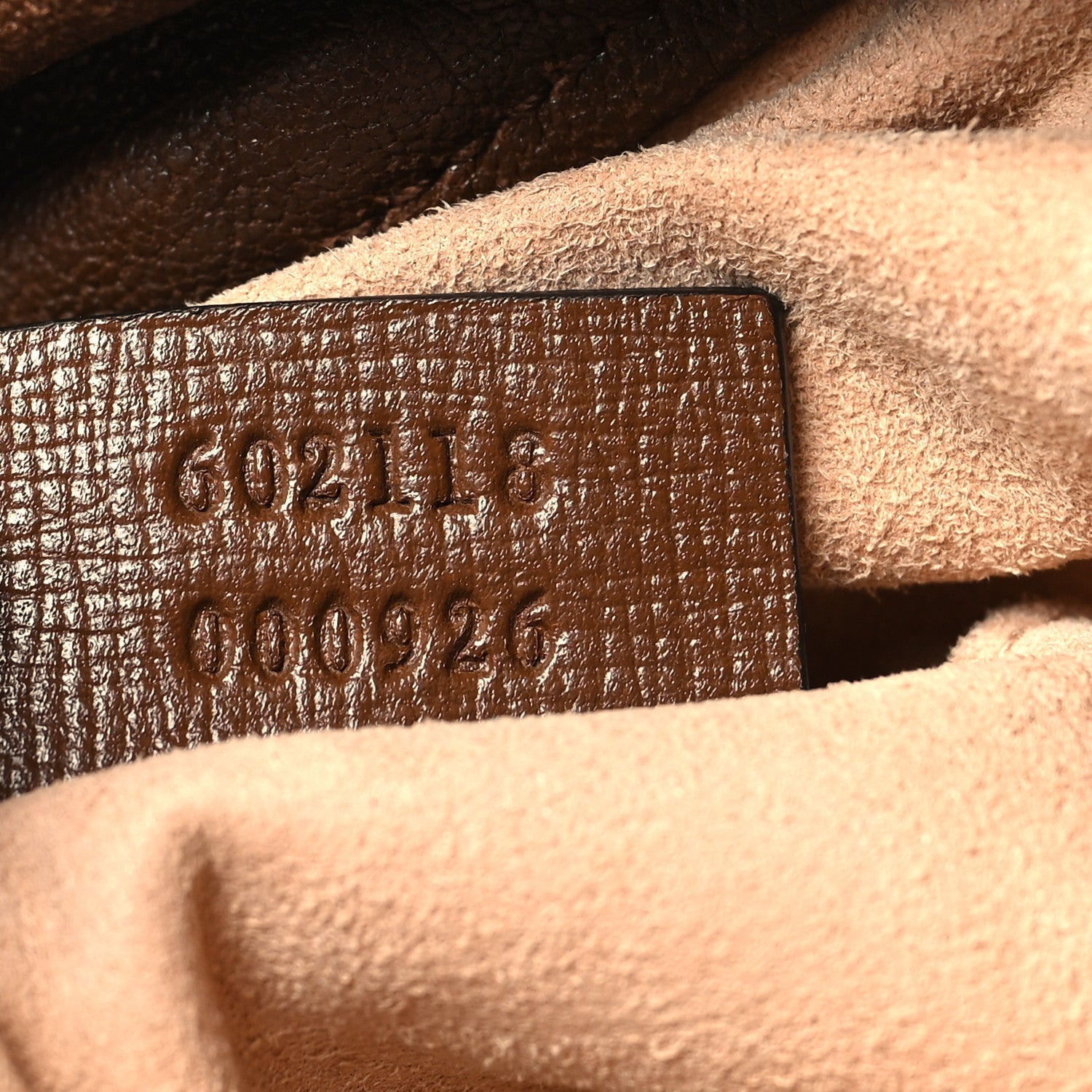 Monogram Textured Calfskin Horsebit 1955 Drawstring Bucket Bag Beige Brown Sugar