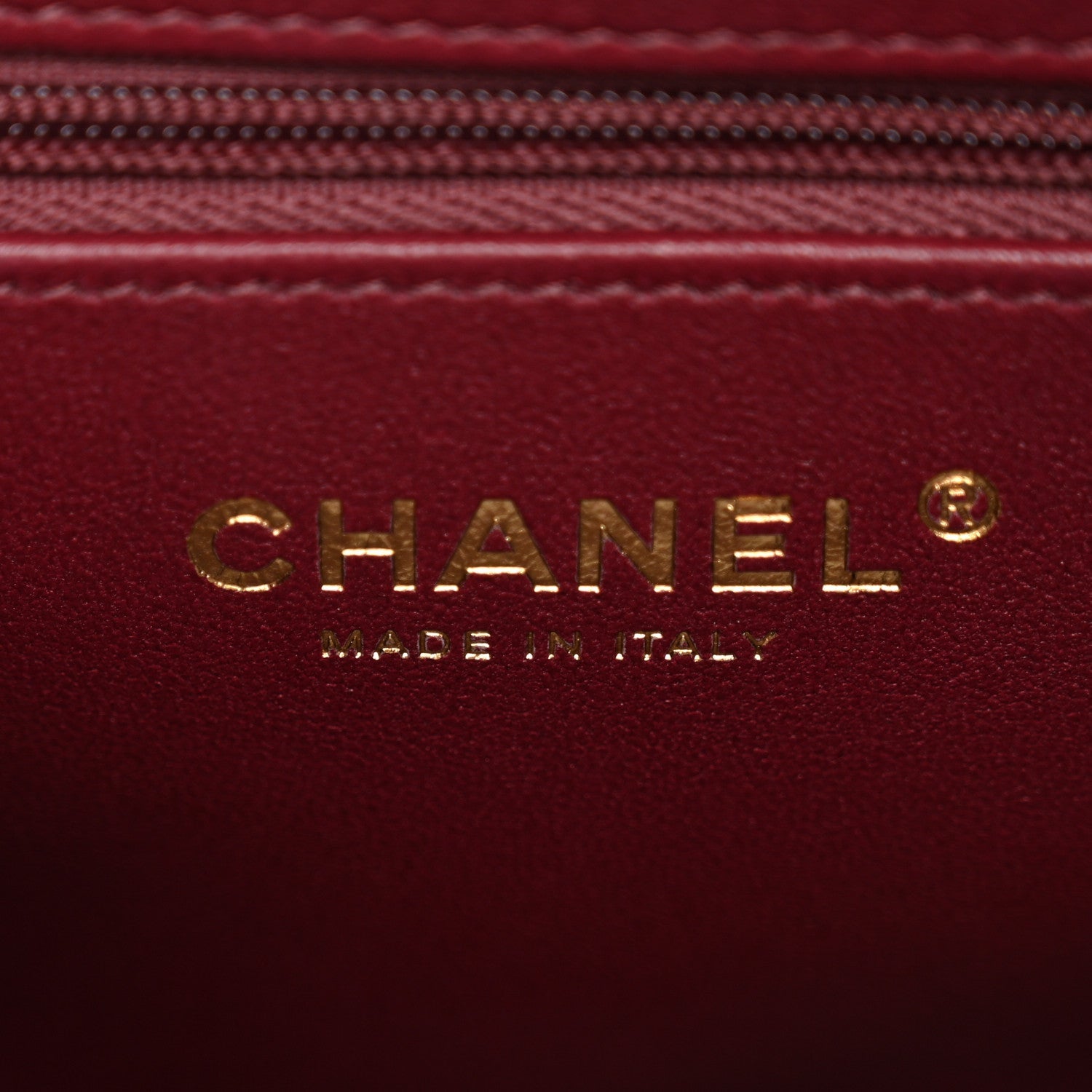 Shiny Lambskin Chevron Quilted Nano Kelly Shopper Dark Burgundy