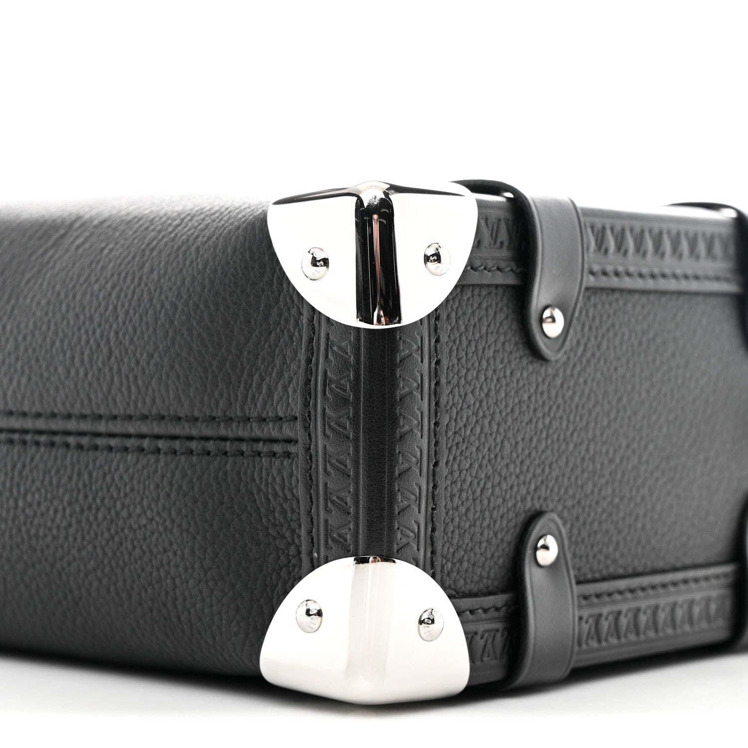Calfskin Side Trunk MM Black